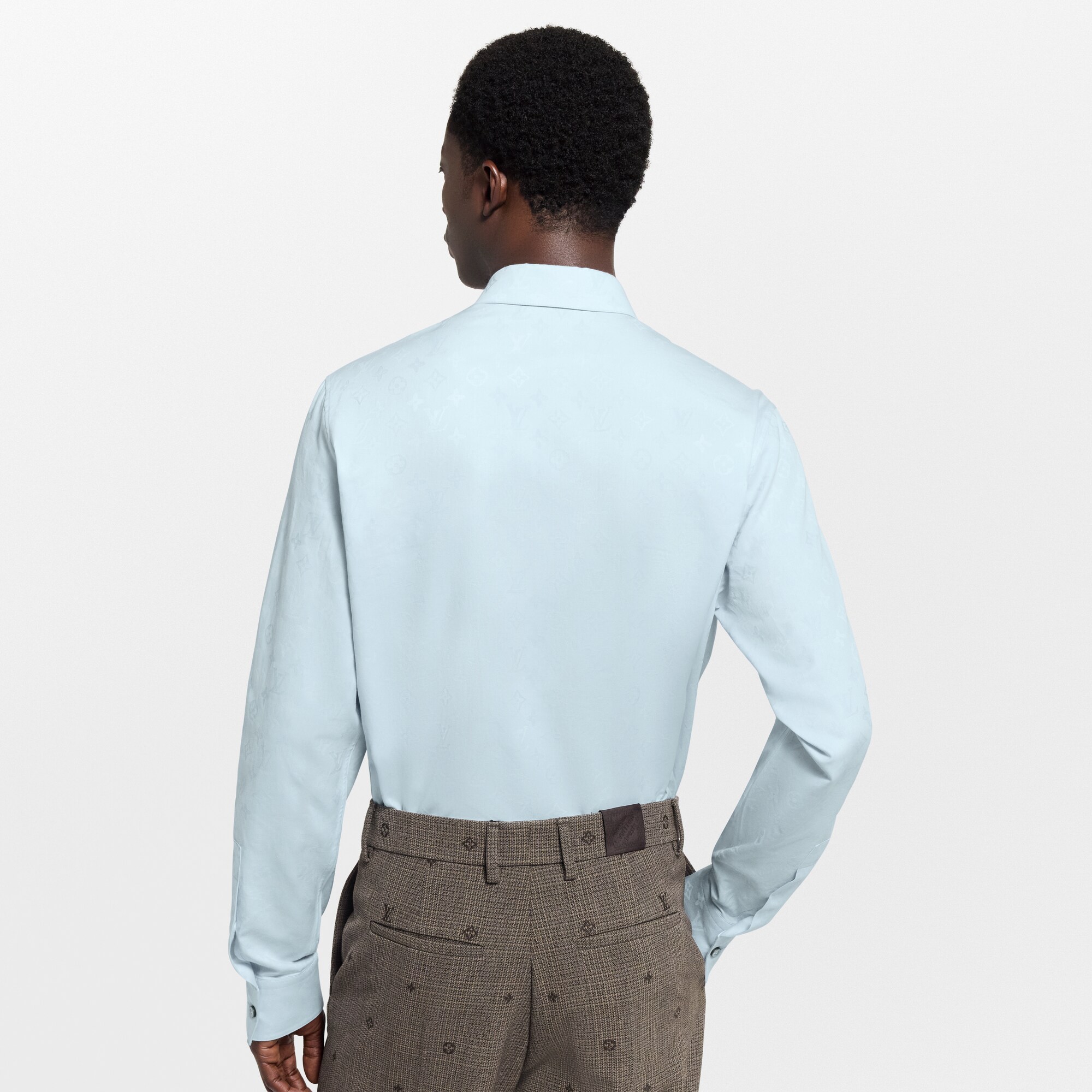  Ready-to-Wear Camisas Camisa Monogram de Manga Longa | Louis Vuitton ® (Zoom no Produto)