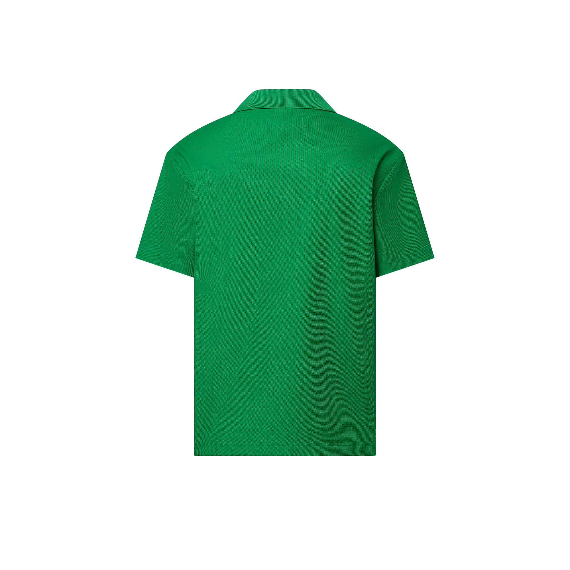  Ready-to-Wear Camisetas e Polos Camisa Polo de Manga Curta em Algodão com Assinatura Bordada | Louis Vuitton ® (Zoom no Produto)