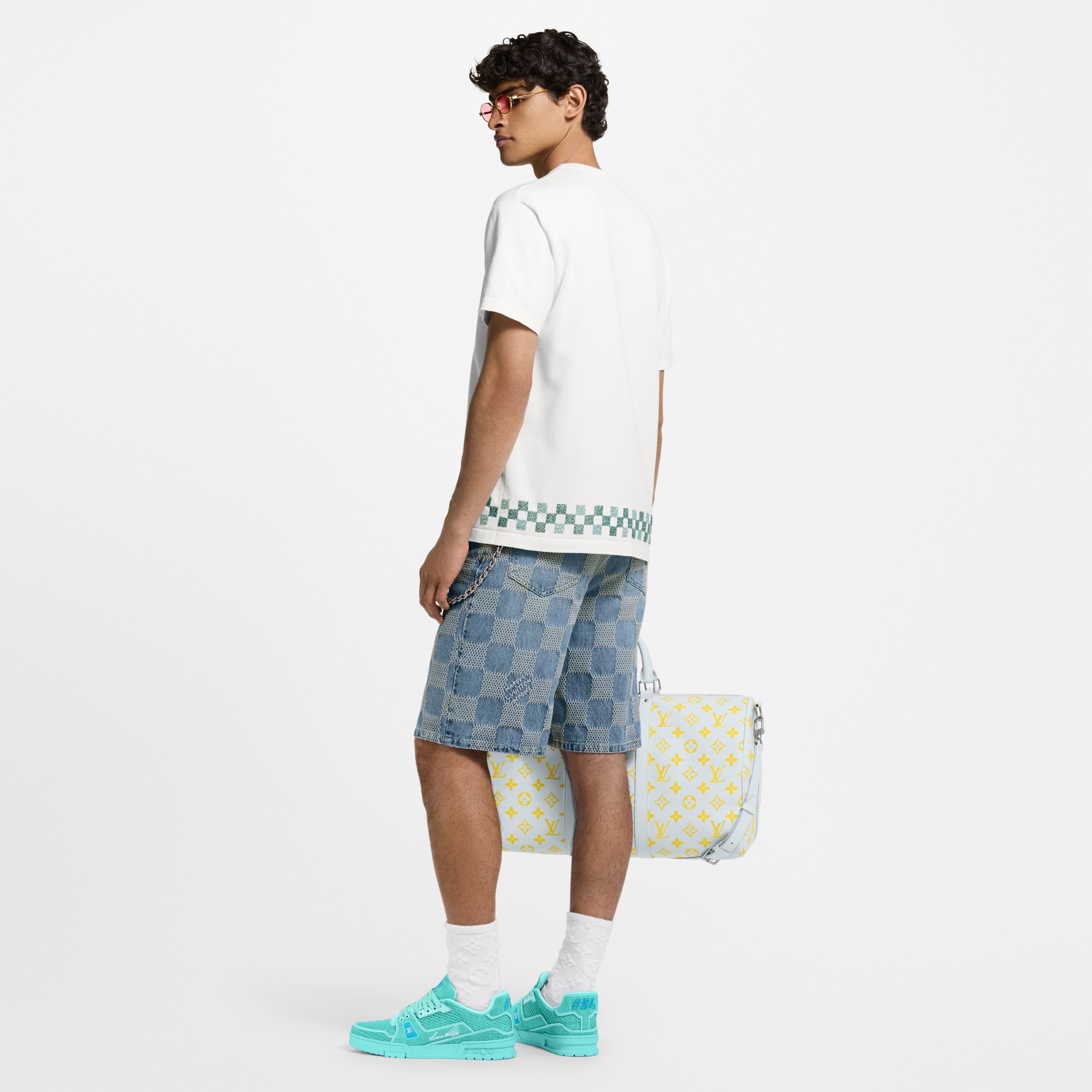  Ready-to-Wear Malhas e Moletons Camiseta Bordada com Manga Curta | Louis Vuitton ® (Zoom no Produto)