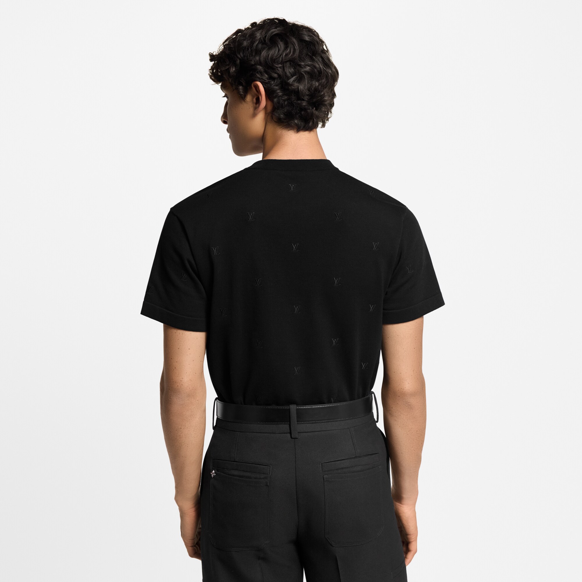  Ready-to-Wear Malhas e Moletons Camiseta Bordada LV Blason | Louis Vuitton ® (Zoom no Produto)