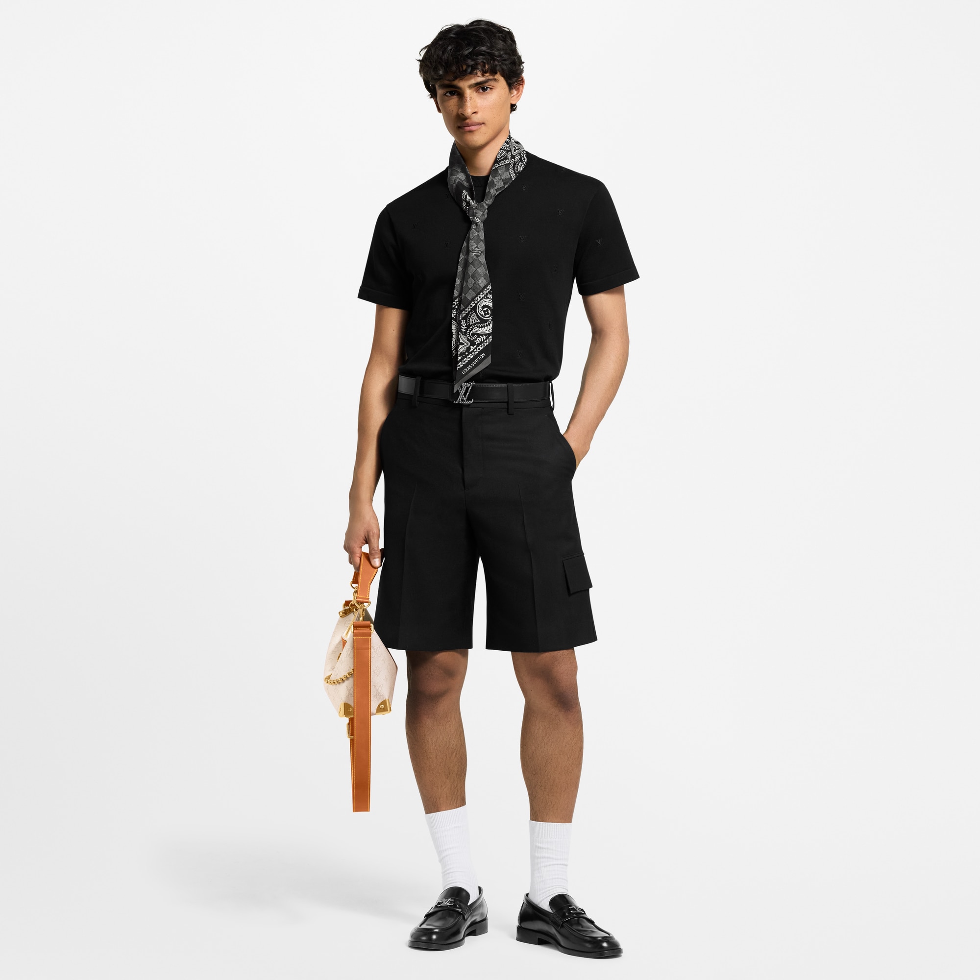  Ready-to-Wear Malhas e Moletons Camiseta Bordada LV Blason | Louis Vuitton ® (Zoom no Produto)