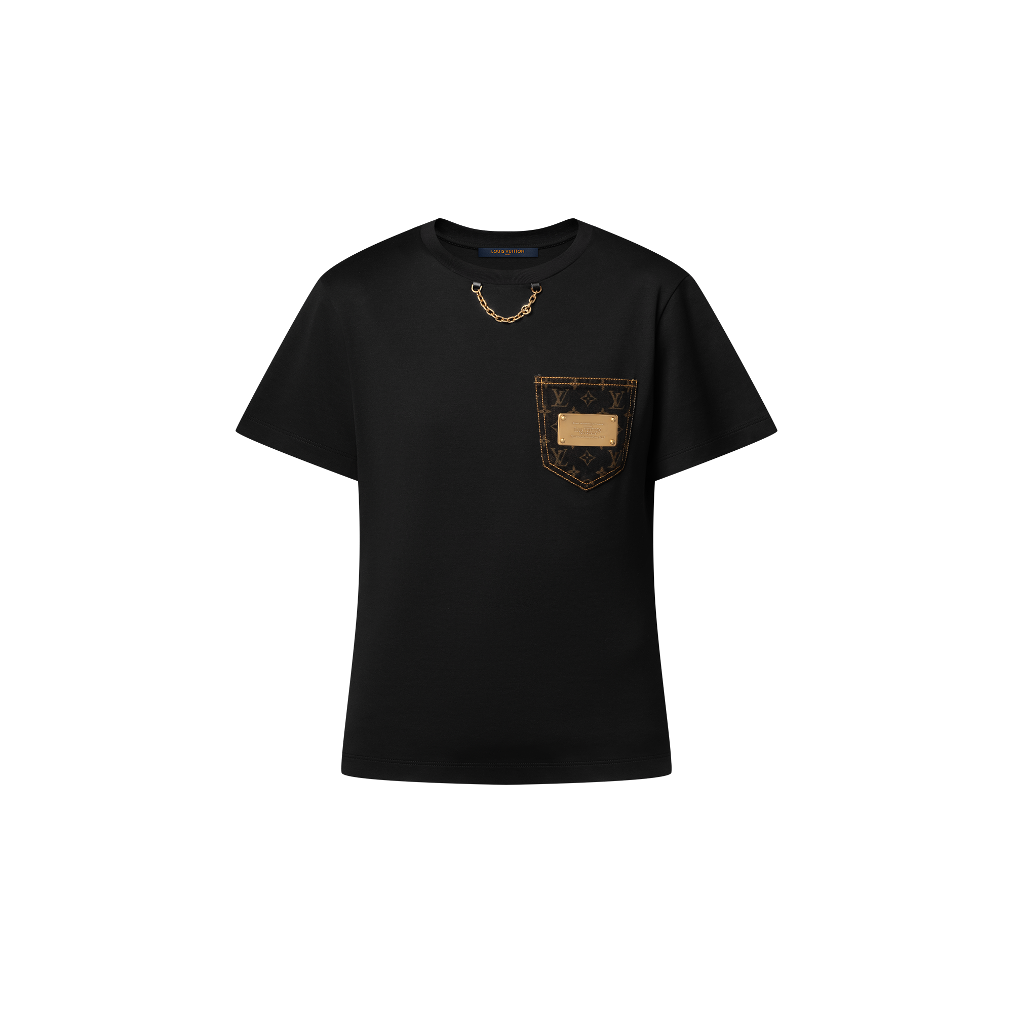  Ready-to-Wear Blusas Camiseta com Assinatura no Bolso | Louis Vuitton ® (Zoom no Produto)