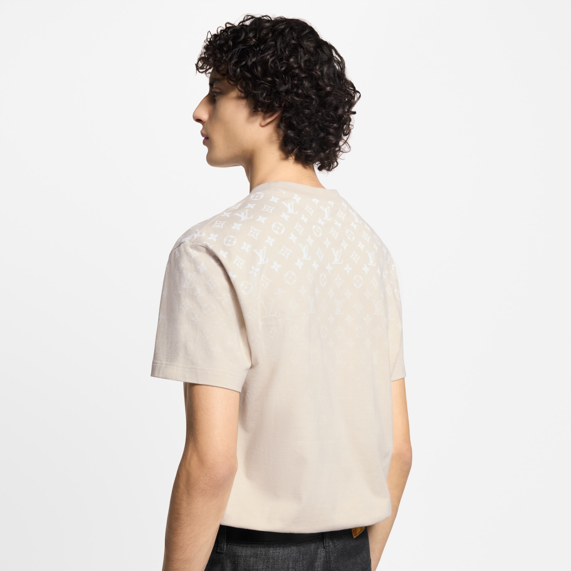  Ready-to-Wear Camisetas e Polos Camiseta com Degradé e Monogram | Louis Vuitton ® (Zoom no Produto)