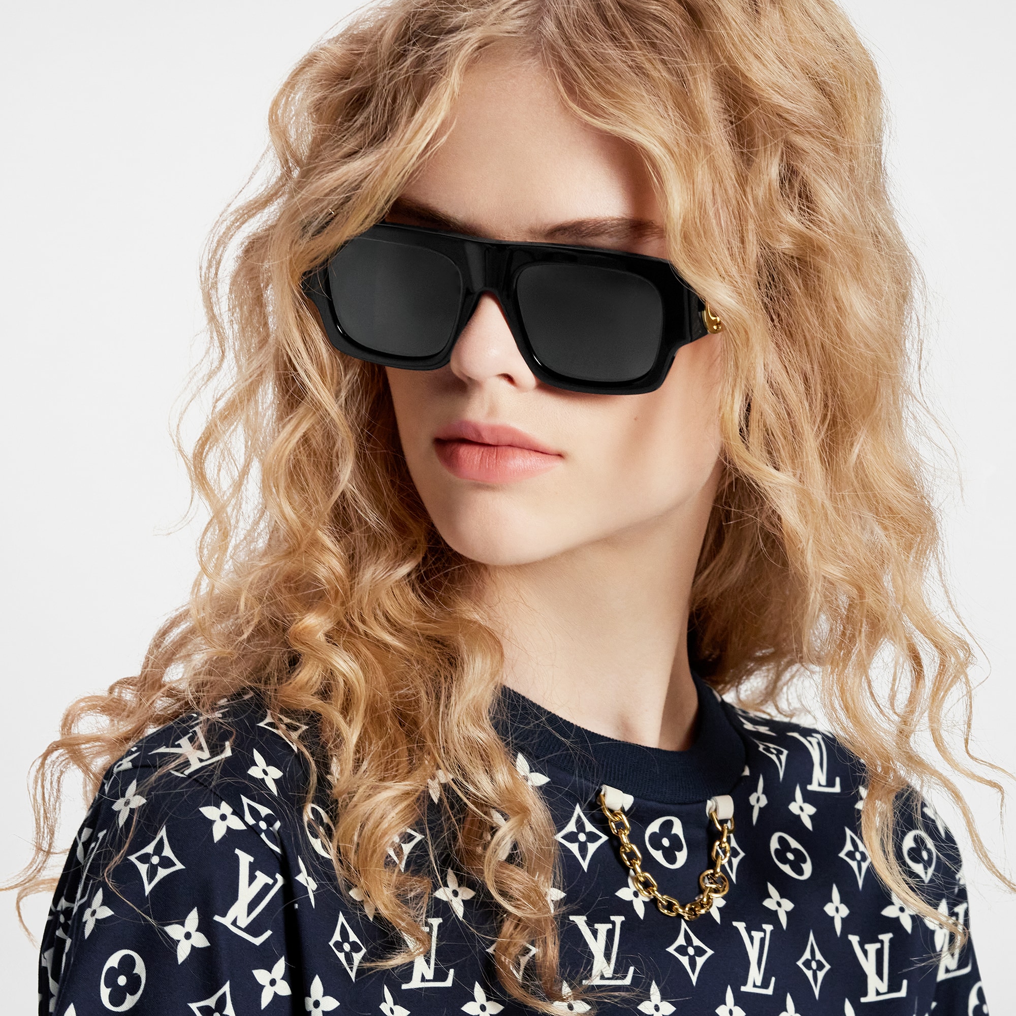  Discontinued Product Obs 7 Camiseta com Monogram e Listras | Louis Vuitton ® (Zoom no Produto)