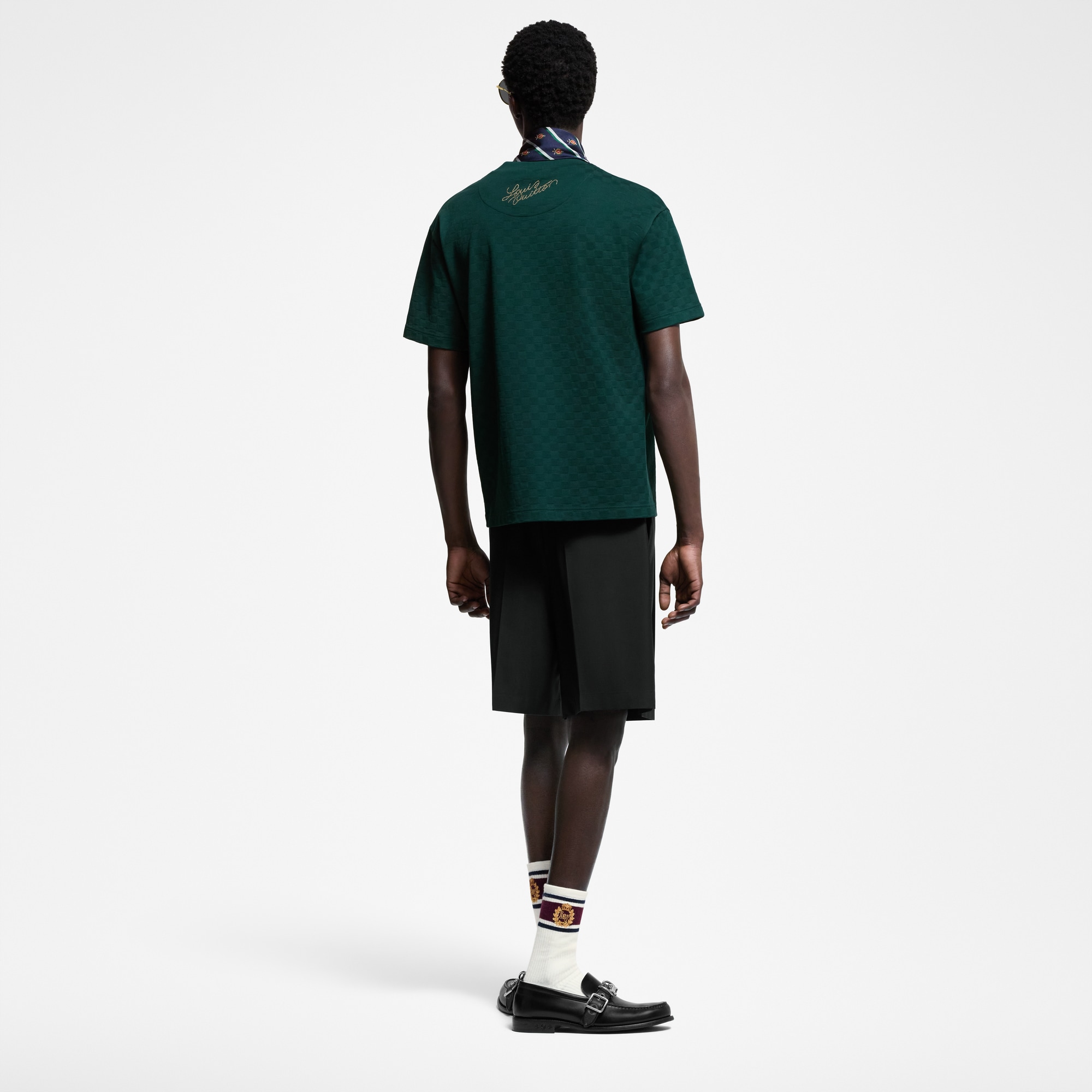  Ready-to-Wear Camisetas e Polos Camiseta de Algodão com Assinatura | Louis Vuitton ® (Zoom no Produto)