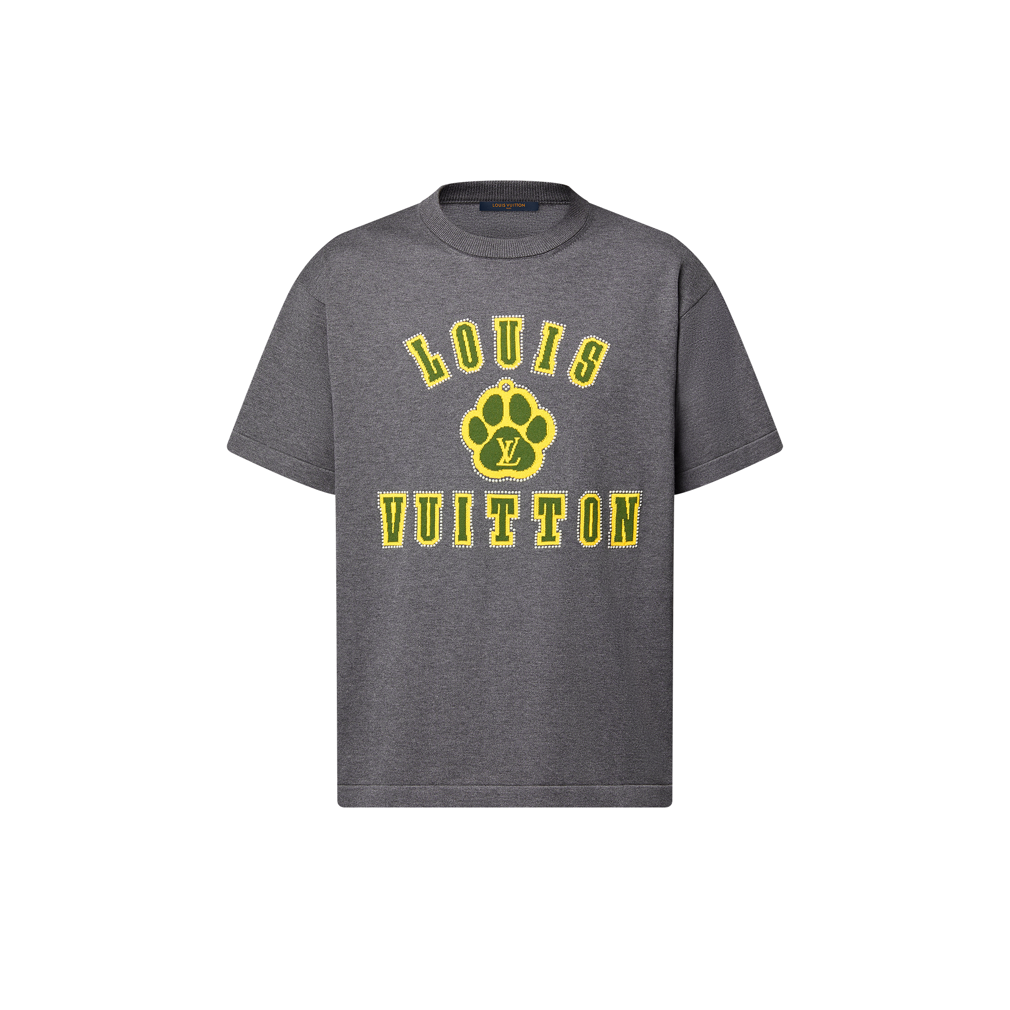  Ready-to-Wear Todas as Roupas Camiseta de Algodão com Bordado e Manga Curta | Louis Vuitton ® (Zoom no Produto)