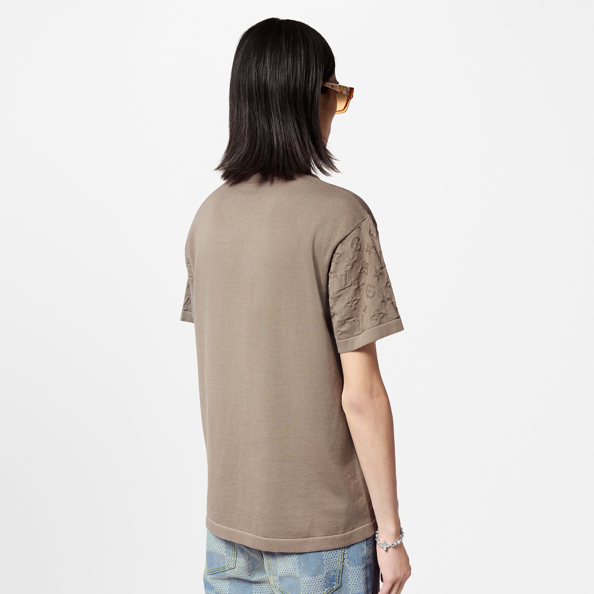  Discontinued Product Obs 12 Camiseta de Algodão com Manga Curta | Louis Vuitton ® (Zoom no Produto)