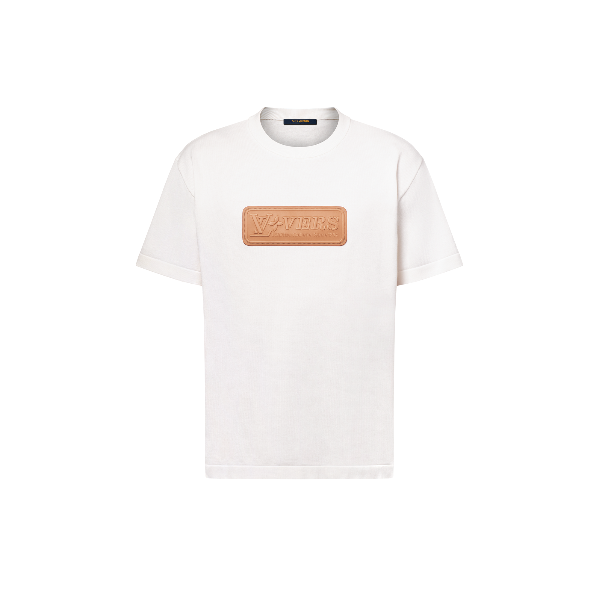  Ready-to-Wear Todas as Roupas Camiseta de Algodão de Manga Curta com Patch de Couro VVN | Louis Vuitton ® (Zoom no Produto)