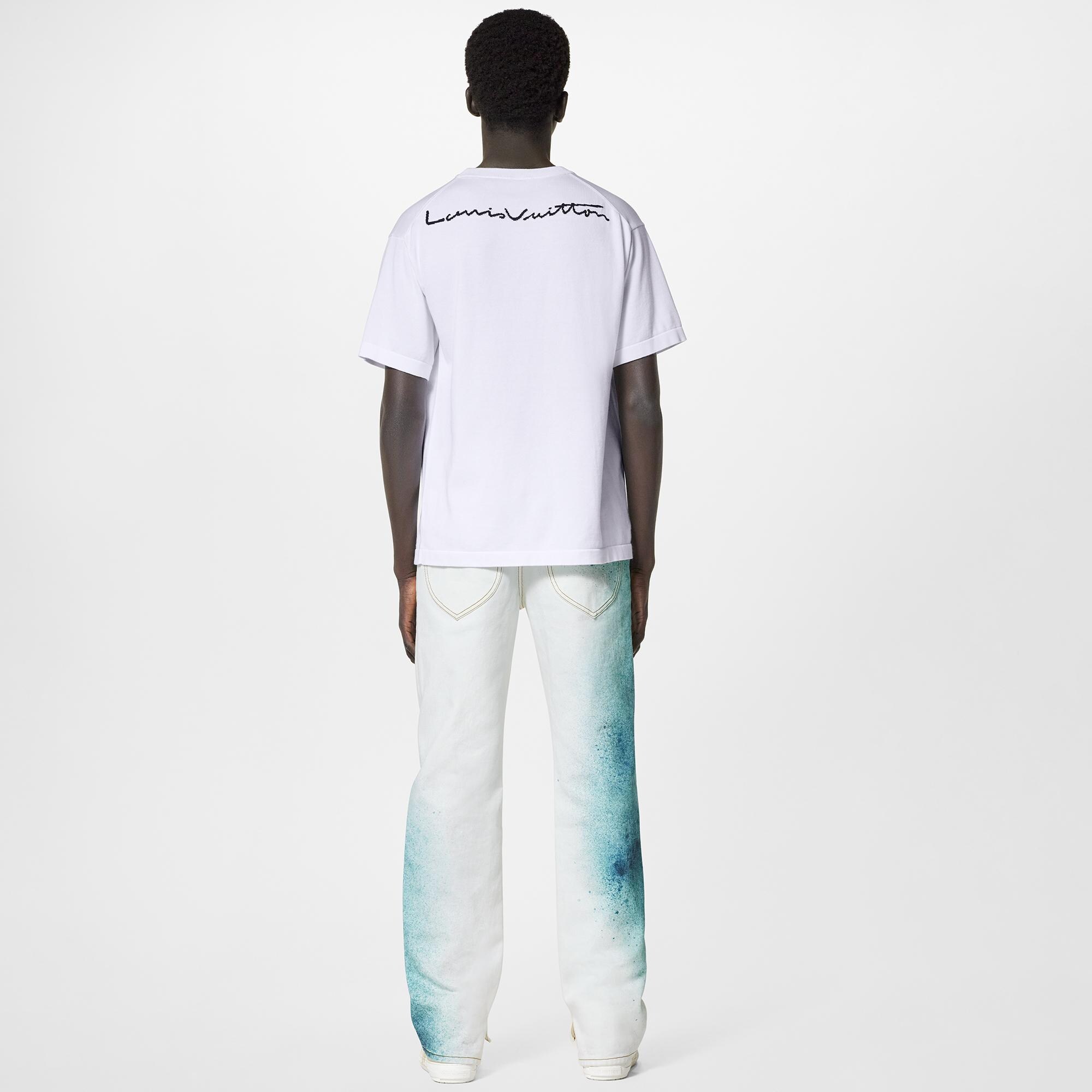  Discontinued Product Obs 14 Camiseta de Manga Curta com Grafismo | Louis Vuitton ® (Zoom no Produto)