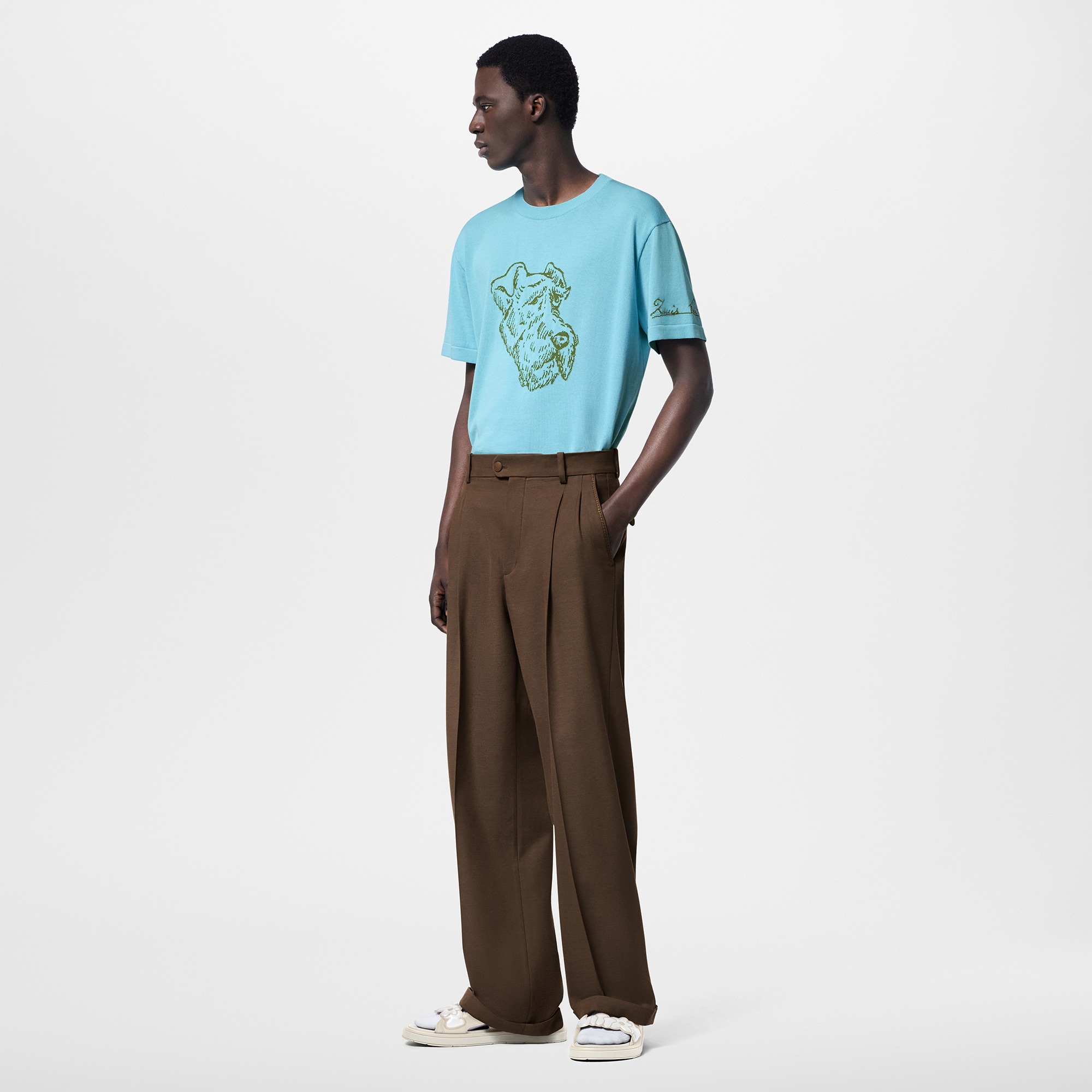  Discontinued Product Obs 12 Camiseta de Manga Curta com Grafismo | Louis Vuitton ® (Zoom no Produto)