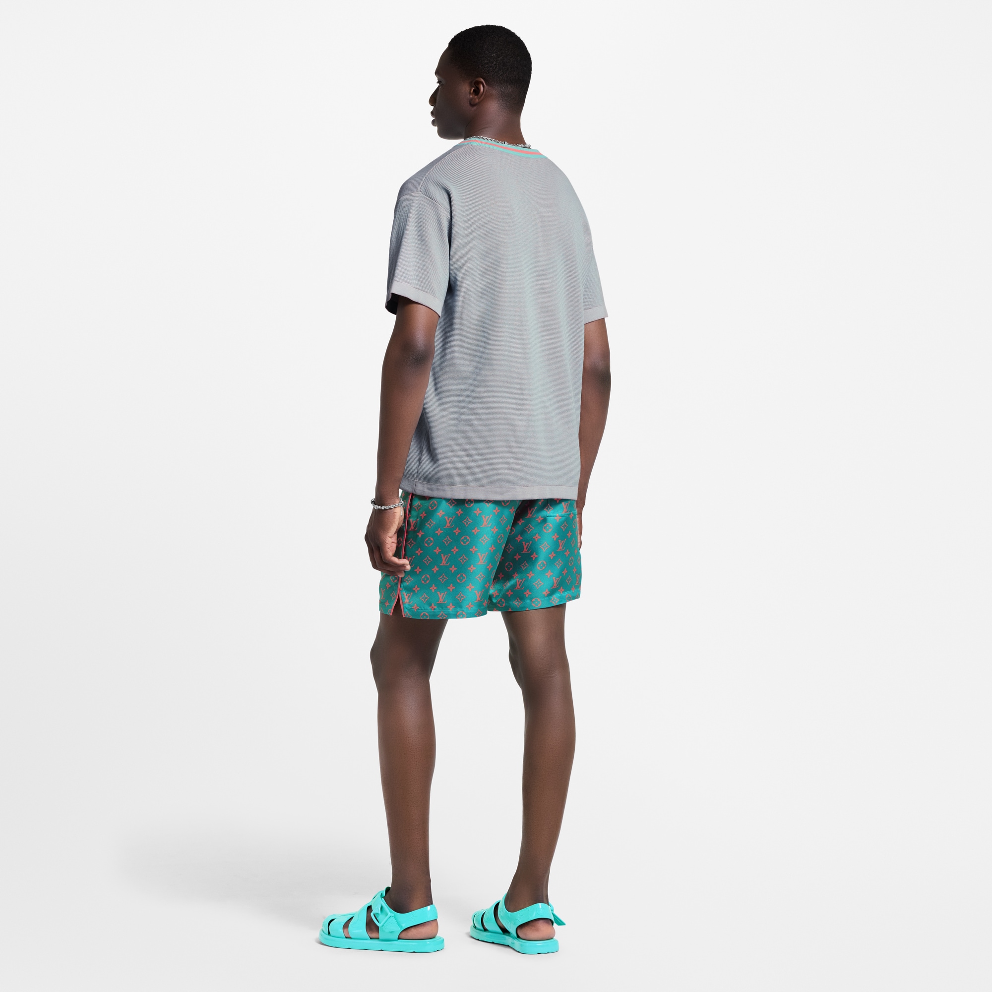  Ready-to-Wear Malhas e Moletons Camiseta de Manga Curta com Grafismo | Louis Vuitton ® (Zoom no Produto)