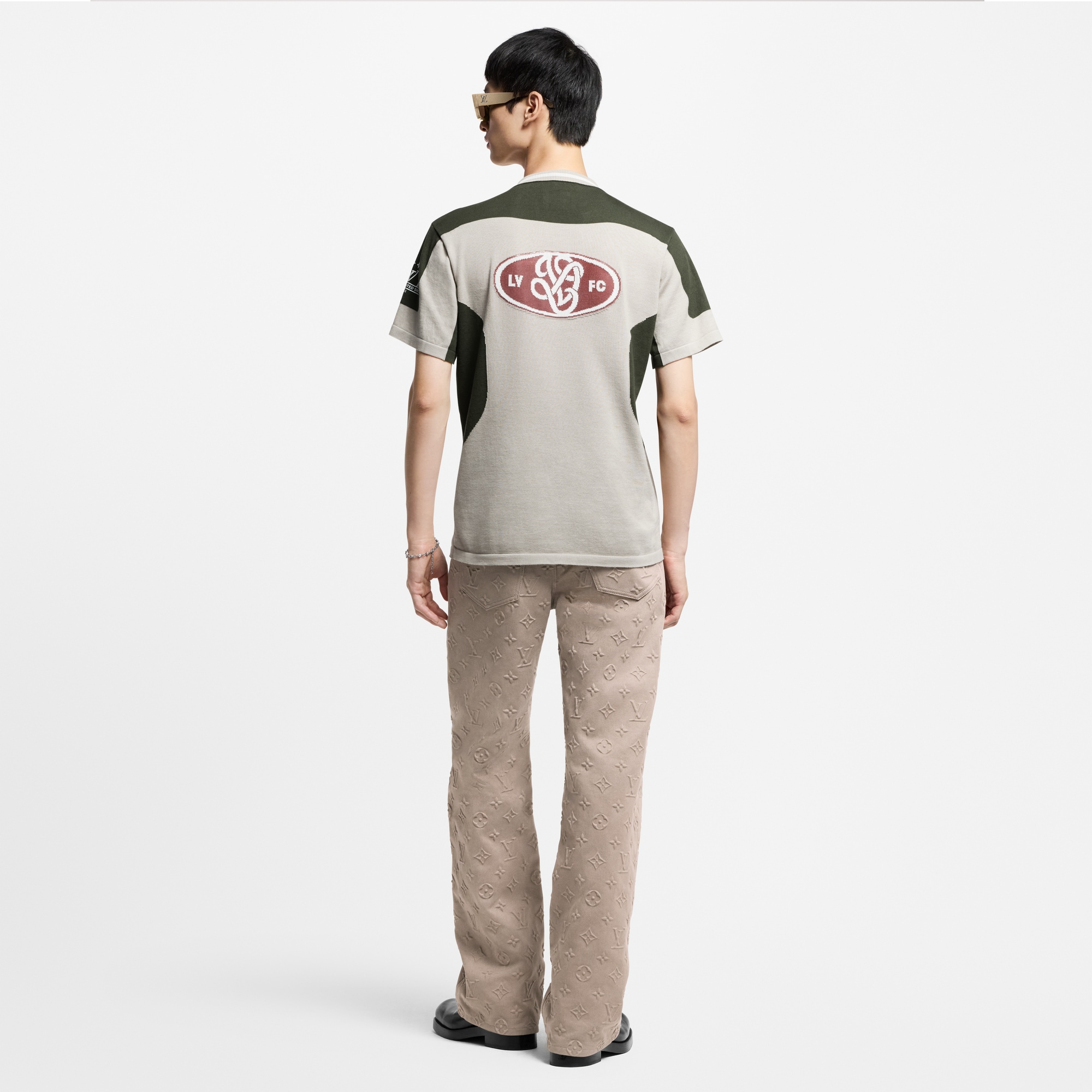  Discontinued Product Obs 15 Camiseta de Manga Curta com Intársia | Louis Vuitton ® (Zoom no Produto)