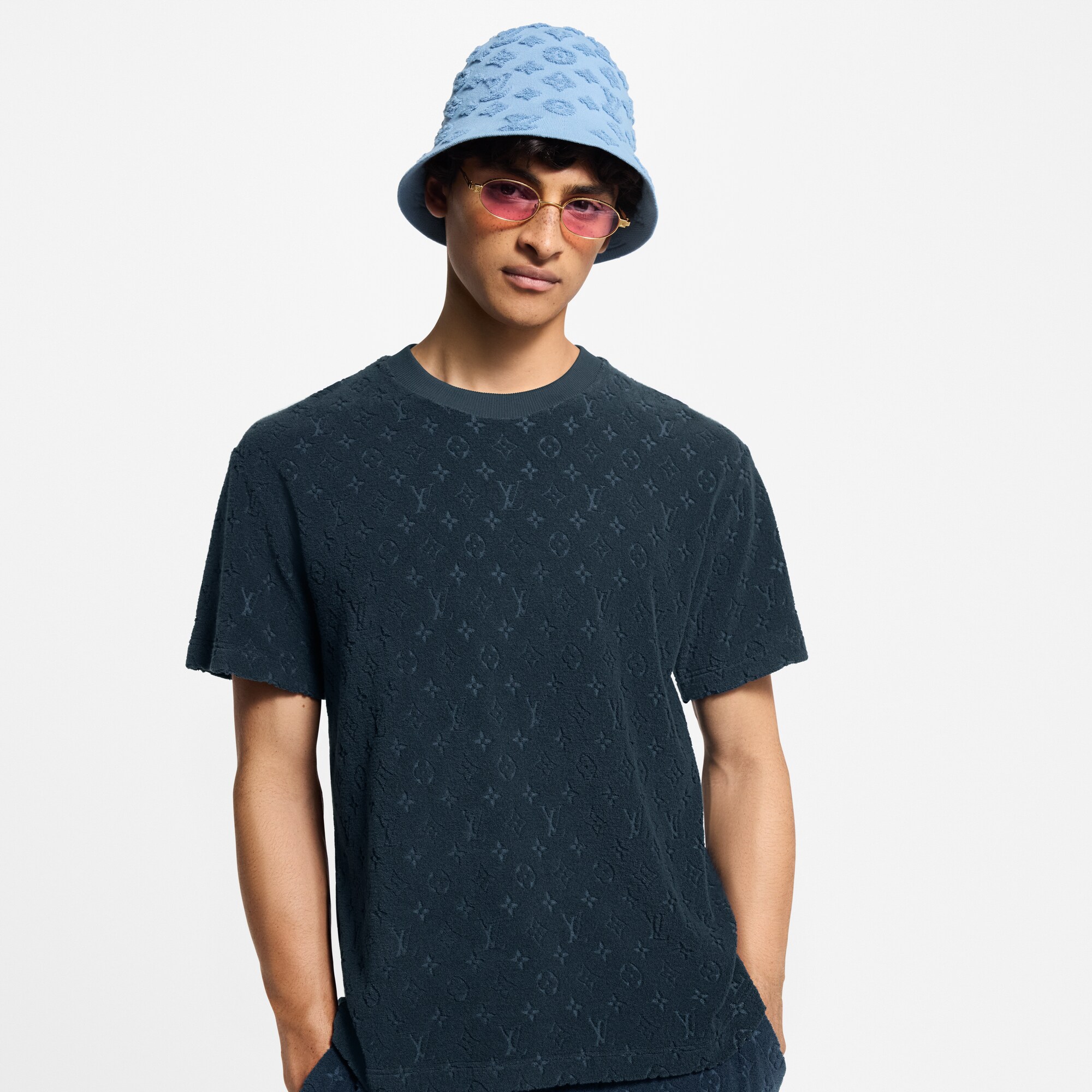  Ready-to-Wear Camisetas e Polos Camiseta em Algodão French Terry com Monogram  | Louis Vuitton ® (Zoom no Produto)