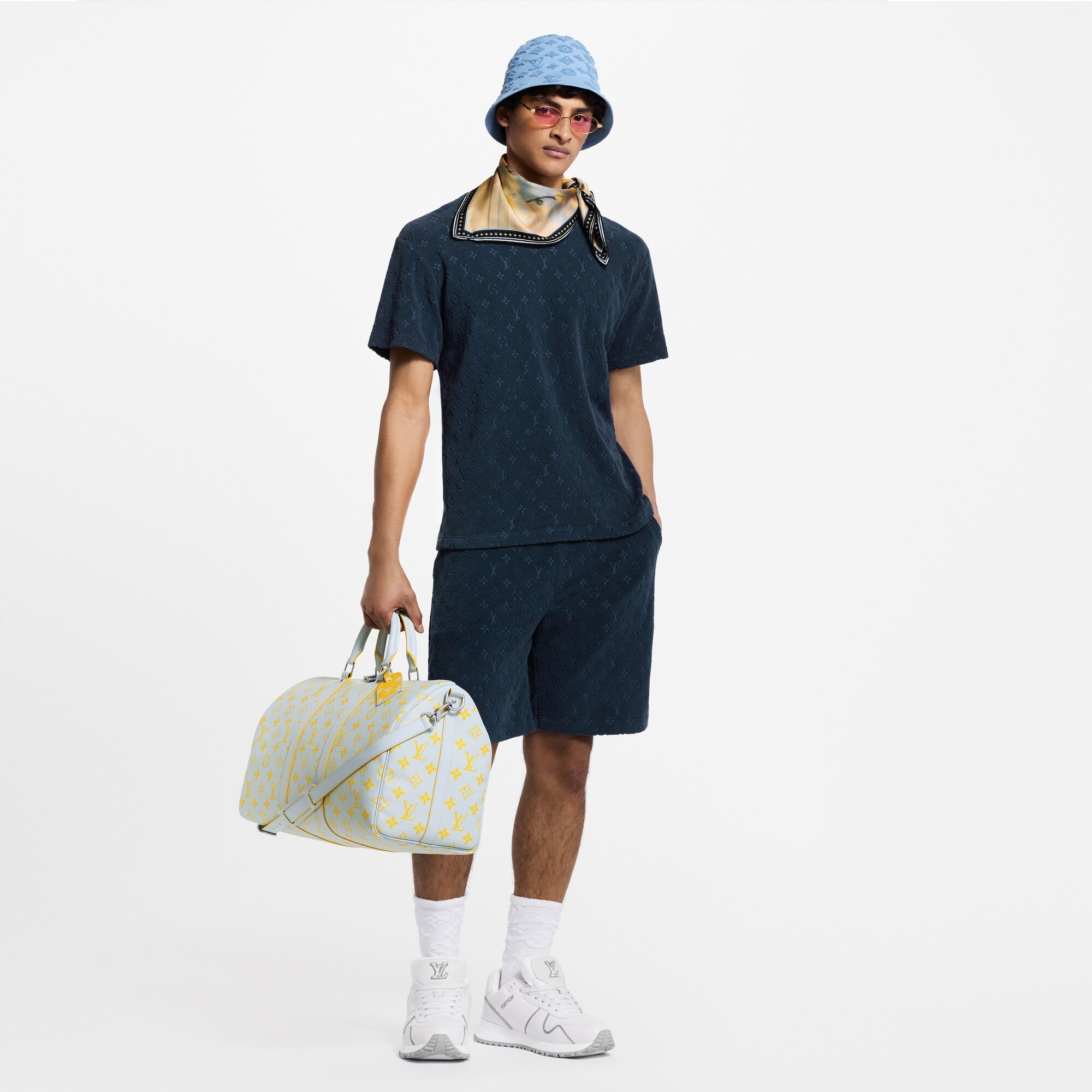  Ready-to-Wear Camisetas e Polos Camiseta em Algodão French Terry com Monogram  | Louis Vuitton ® (Zoom no Produto)