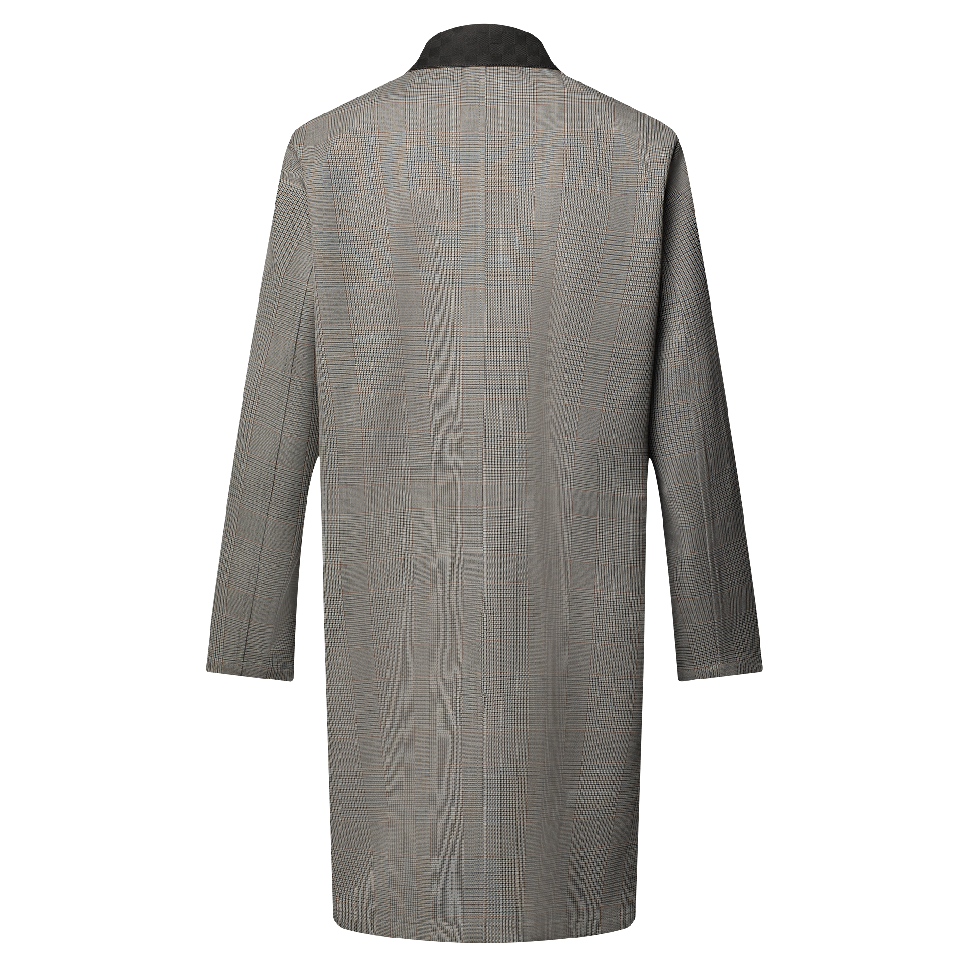  Ready-to-Wear Casacos e Agasalhos Capa de Chuva com Colarinho em Suede Damier | Louis Vuitton ® (Zoom no Produto)