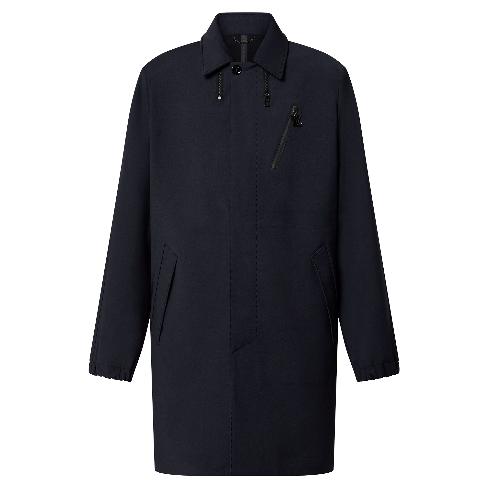  Discontinued Product Obs 12 Capa de Chuva em Lã Tecnológica | Louis Vuitton ® (Zoom no Produto)