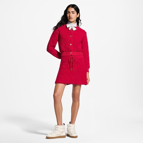 Cardigã Atoalhado com Monogram – No Corpo