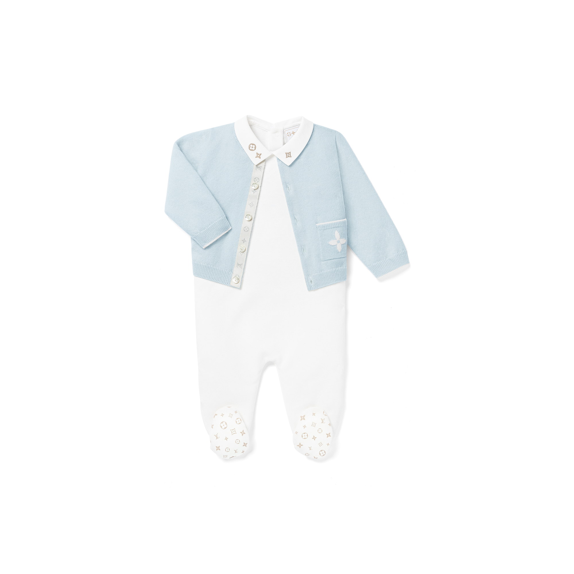 S00 Presentes Para Bebês } Cardigã com 1 Bolso | Louis Vuitton ® (Zoom no Produto)