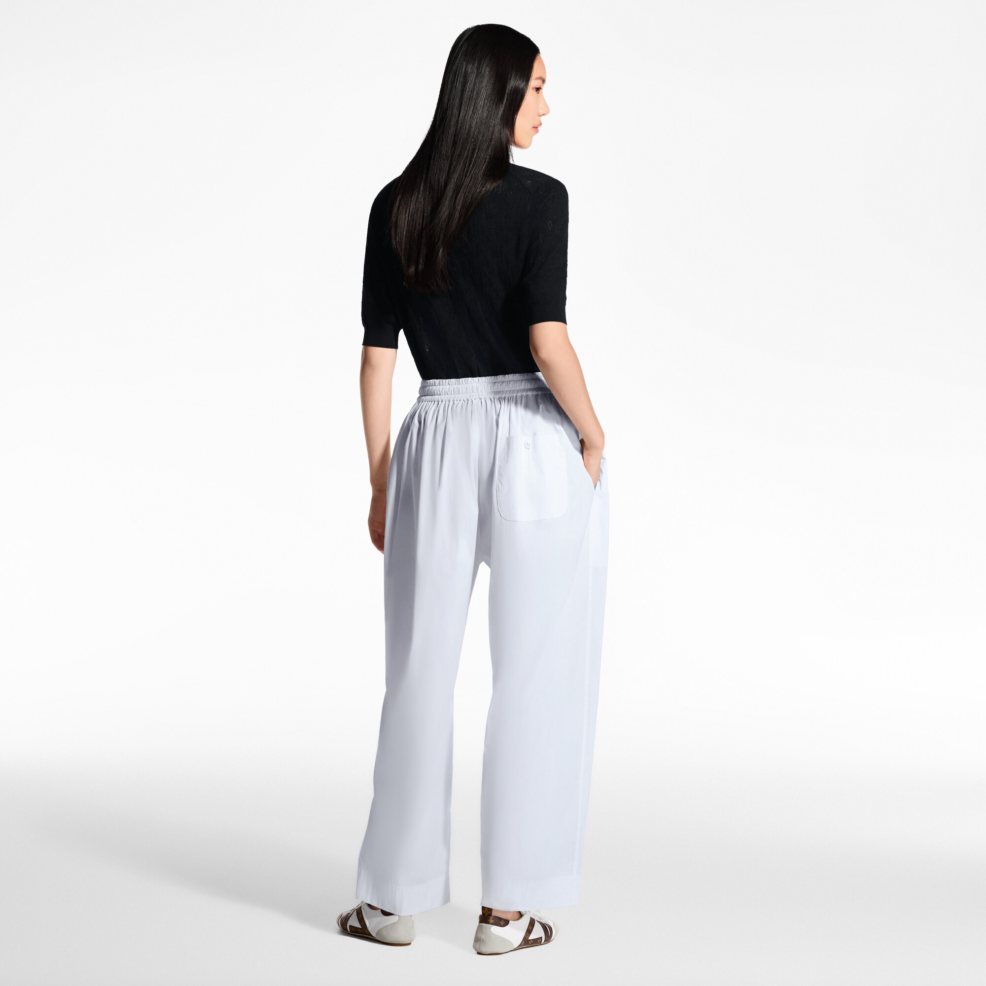  Ready-to-Wear Tricot Cardigã de Manga Curta Mahina Monogram | Louis Vuitton ® (Zoom no Produto)