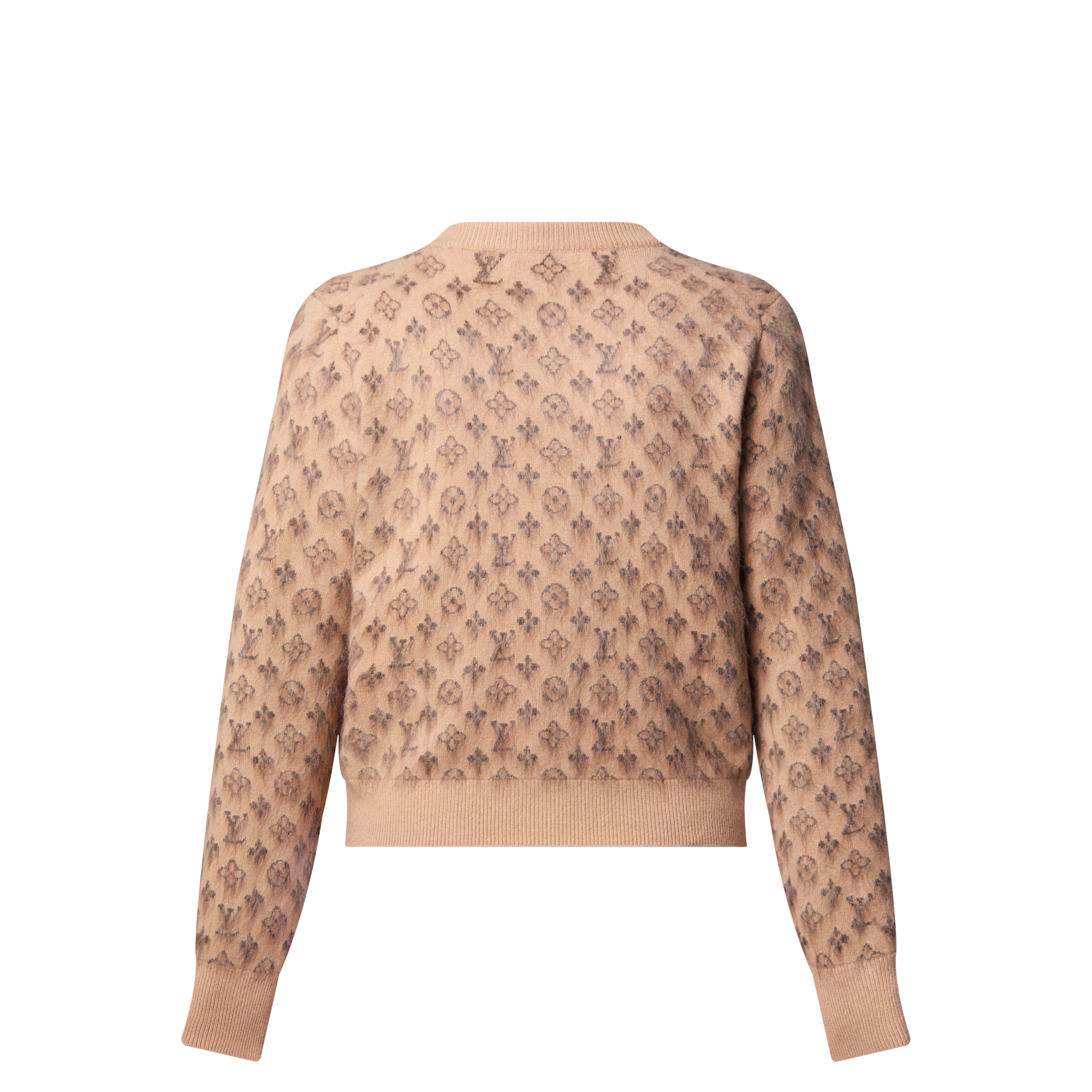  Ready-to-Wear Tricot Cardigã em Lã de Alpaca Escovada com Monogram | Louis Vuitton ® (Zoom no Produto)