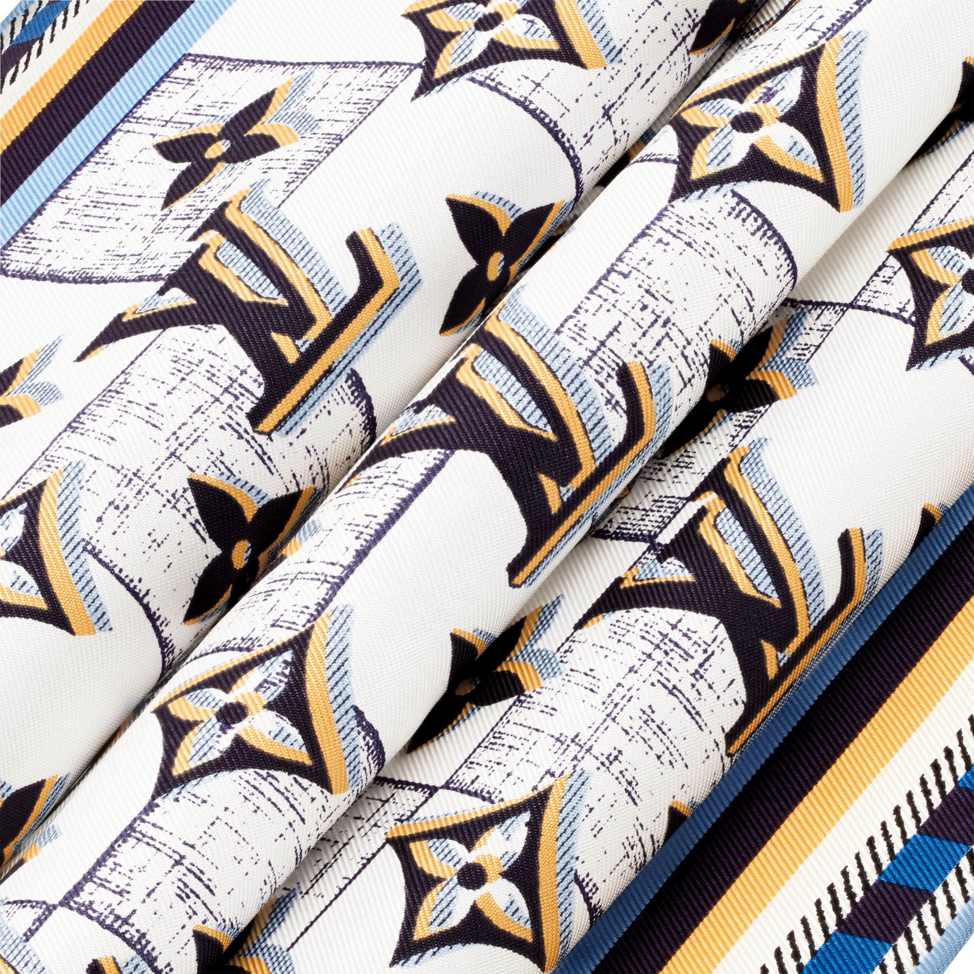 S00 Acessórios Lenços de Seda e Bandeaus Carré Damiergram 70 cm | Louis Vuitton ® (Zoom no Produto)