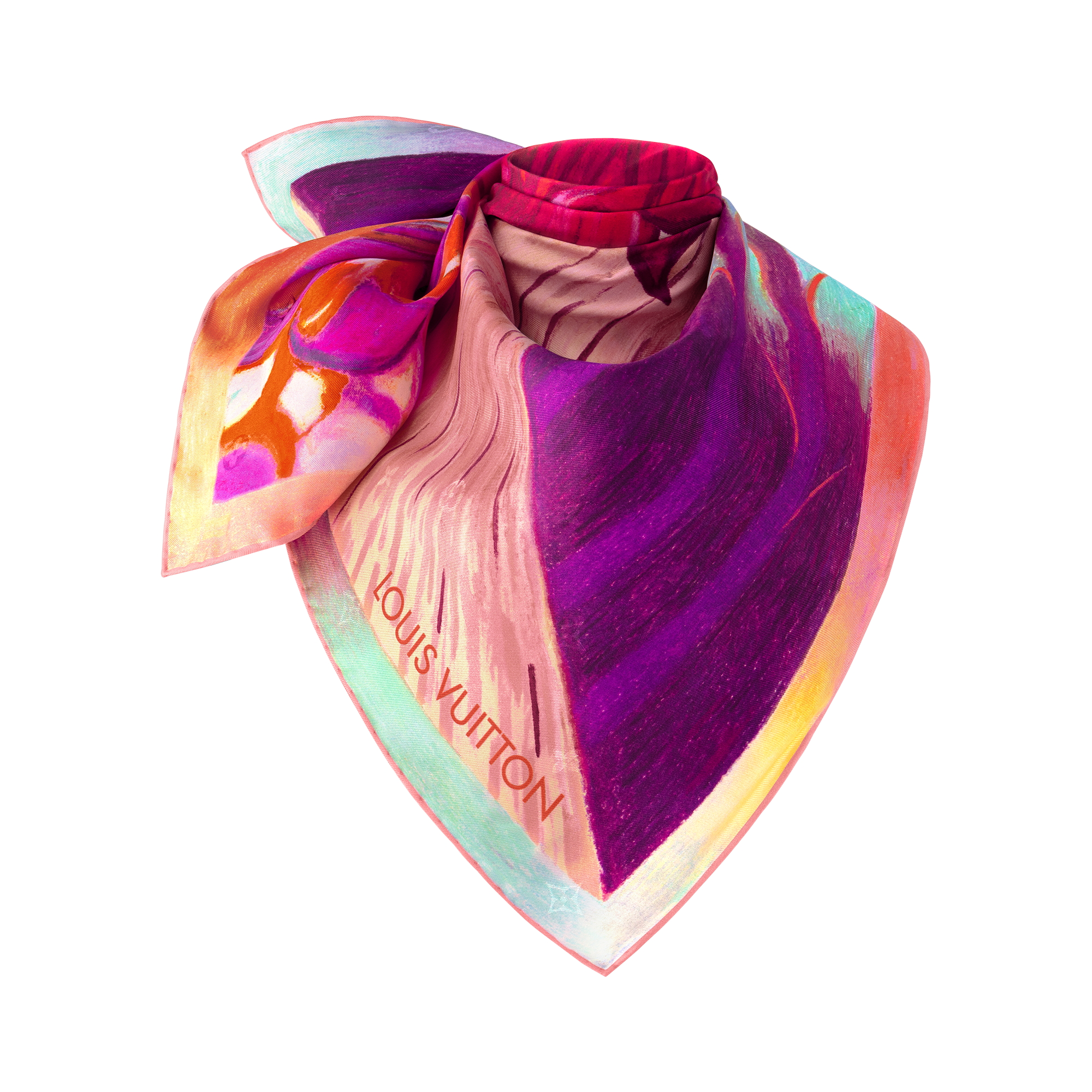 S00 Acessórios Lenços de Seda e Bandeaus Carré Iris Spring 90 cm | Louis Vuitton ® (Zoom no Produto)