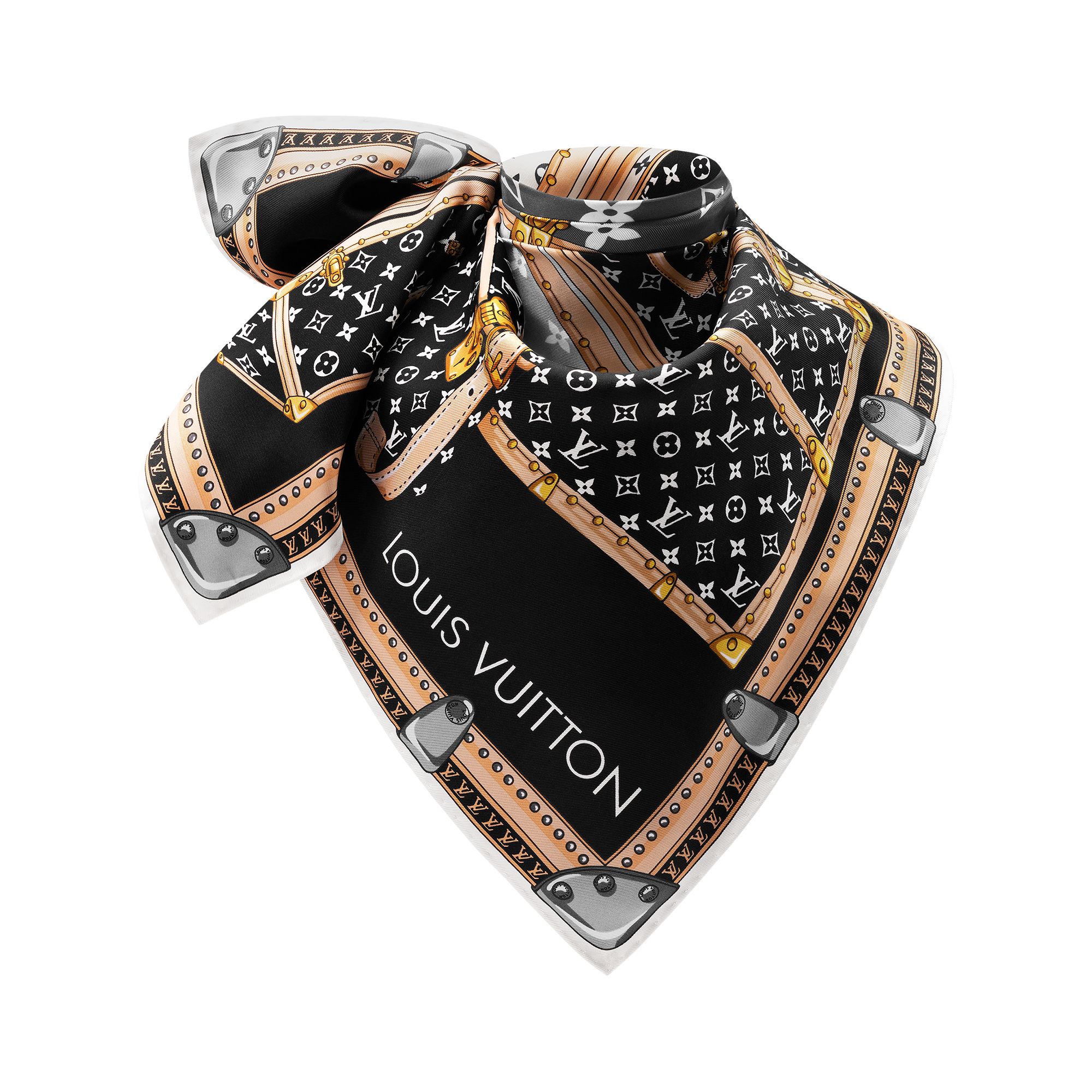 S00 Acessórios Lenços de Seda e Bandeaus Carré Let