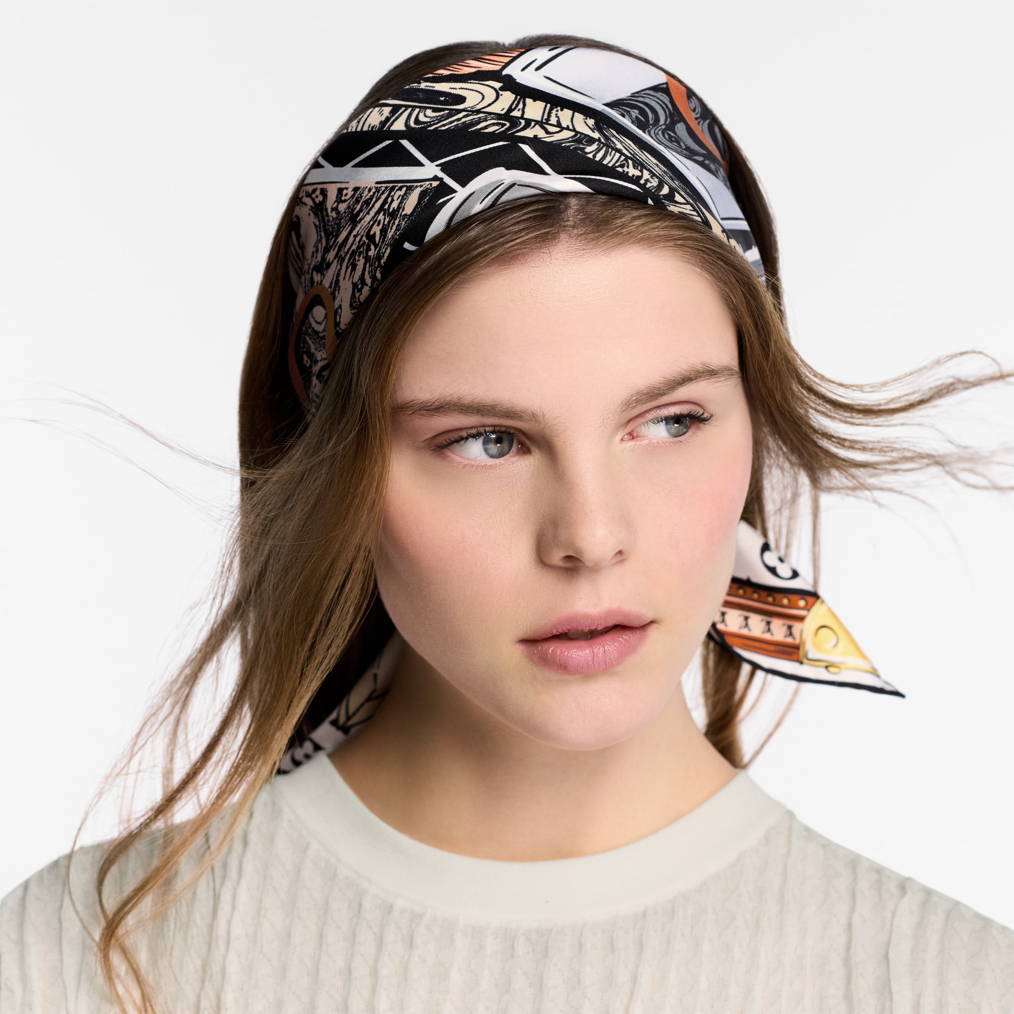 S00 Acessórios Lenços de Seda e Bandeaus Carré LV Library 70 cm | Louis Vuitton ® (Zoom no Produto)