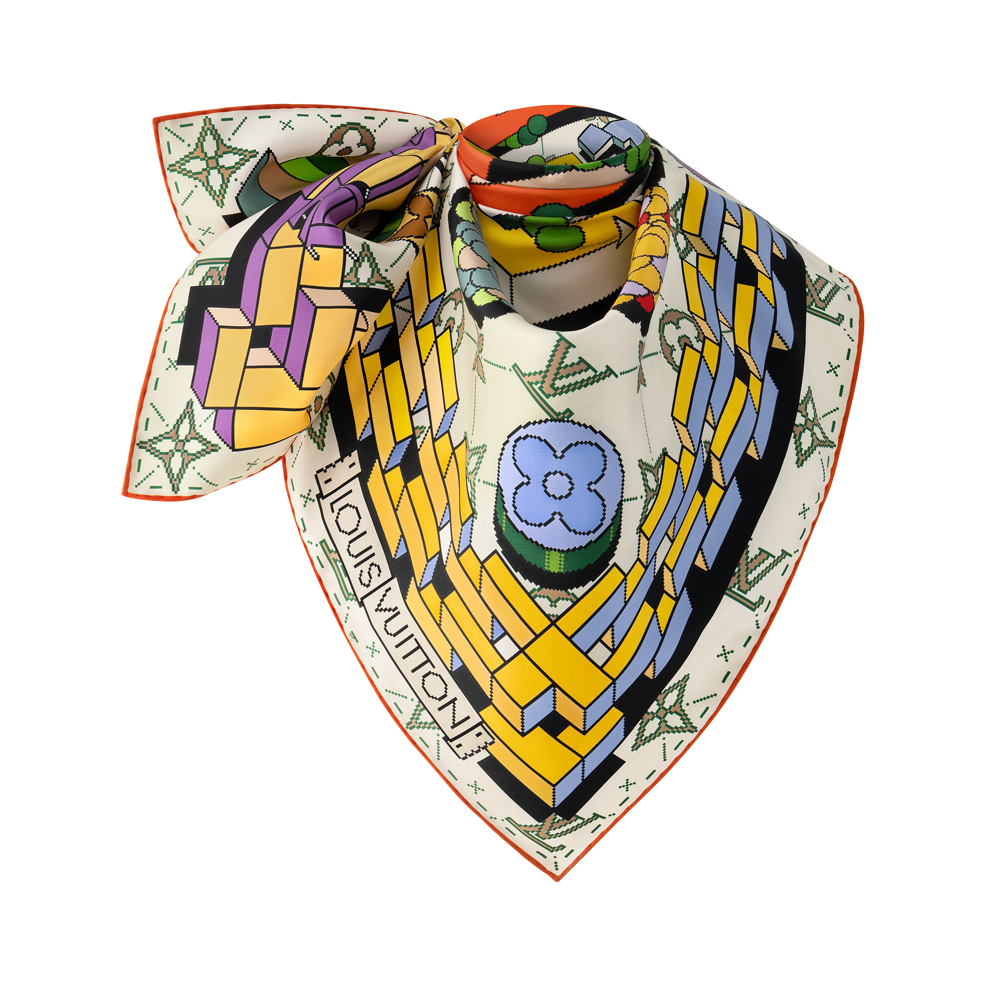 S00 Acessórios Lenços de Seda e Bandeaus Carré Maze Of Precious 90 cm | Louis Vuitton ® (Zoom no Produto)