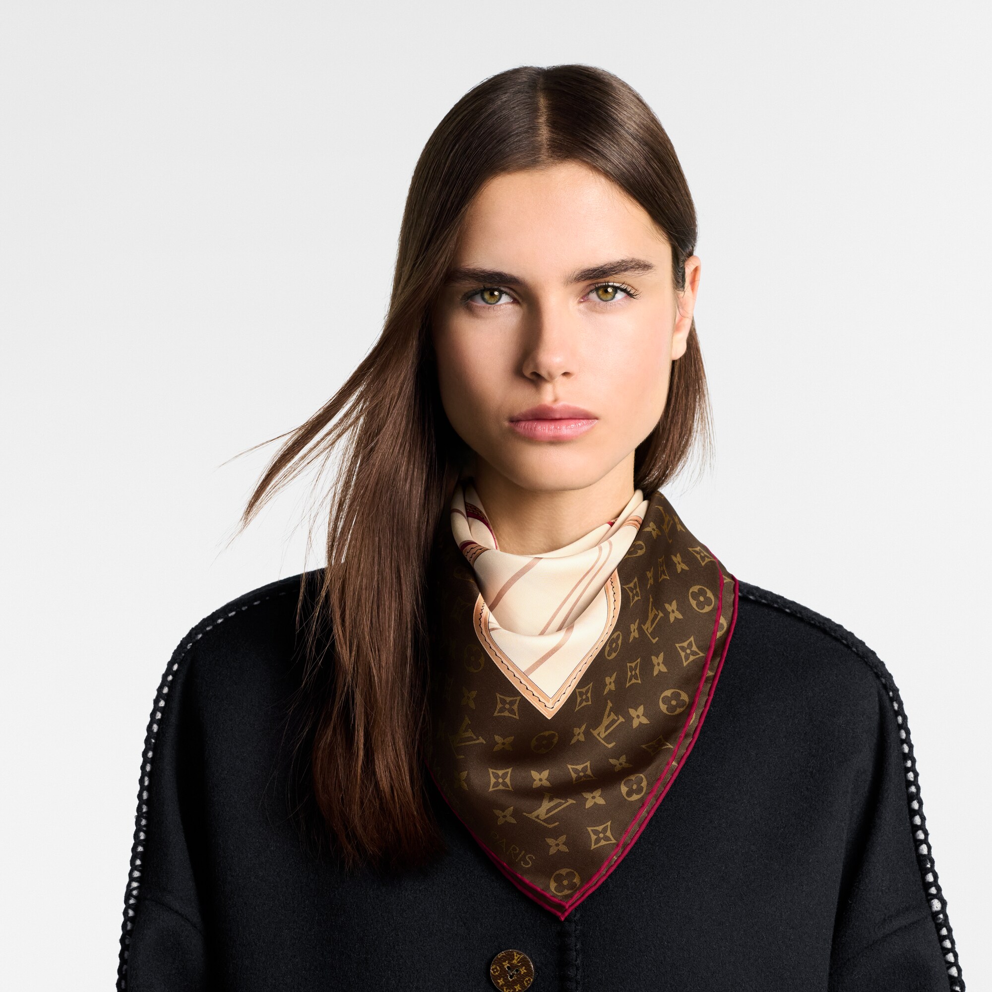 S00 Acessórios Lenços de Seda e Bandeaus Carré My Neverfull 90 | Louis Vuitton ® (Zoom no Produto)