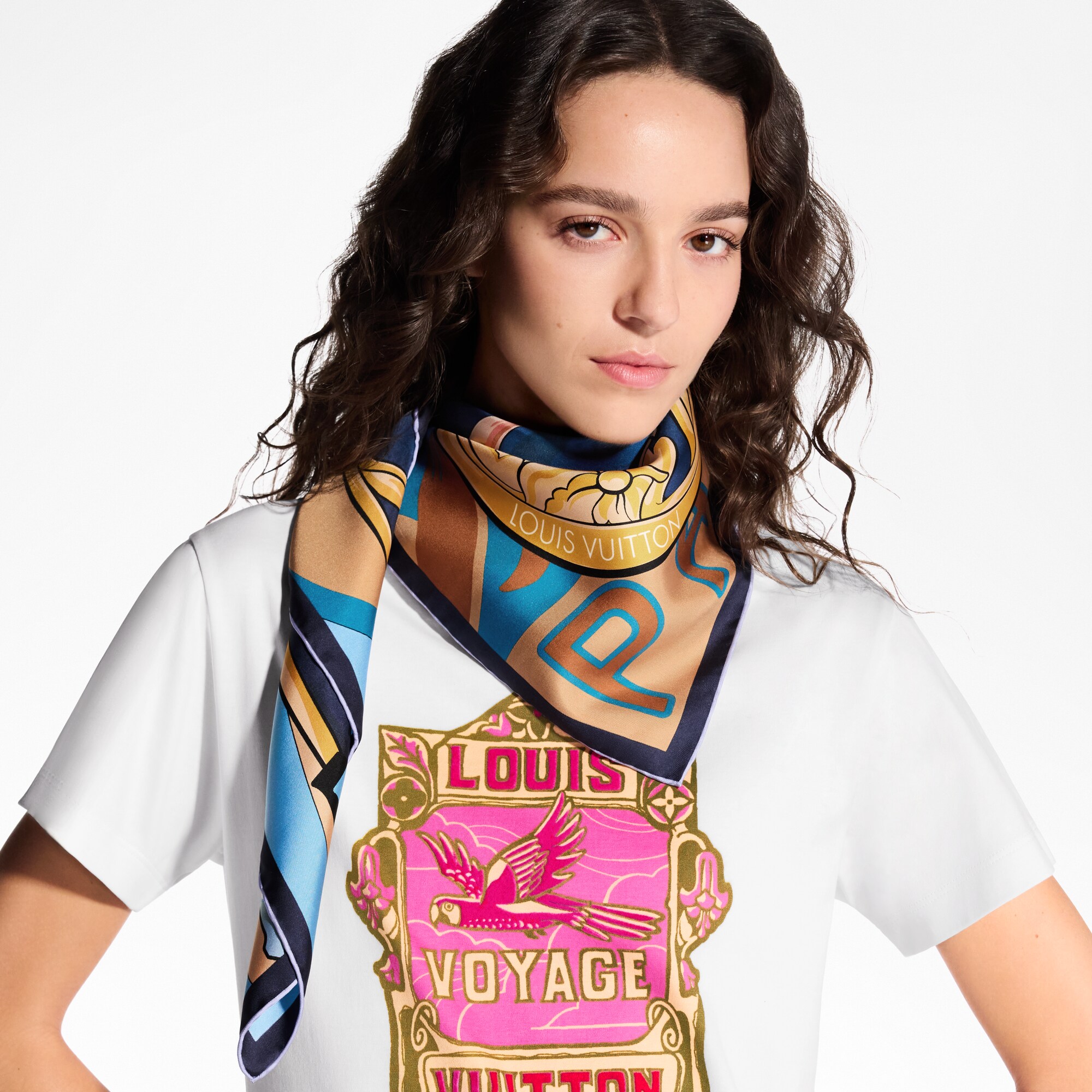 S00 Acessórios Lenços de Seda e Bandeaus Carré Through The Window 90 cm | Louis Vuitton ® (Zoom no Produto)