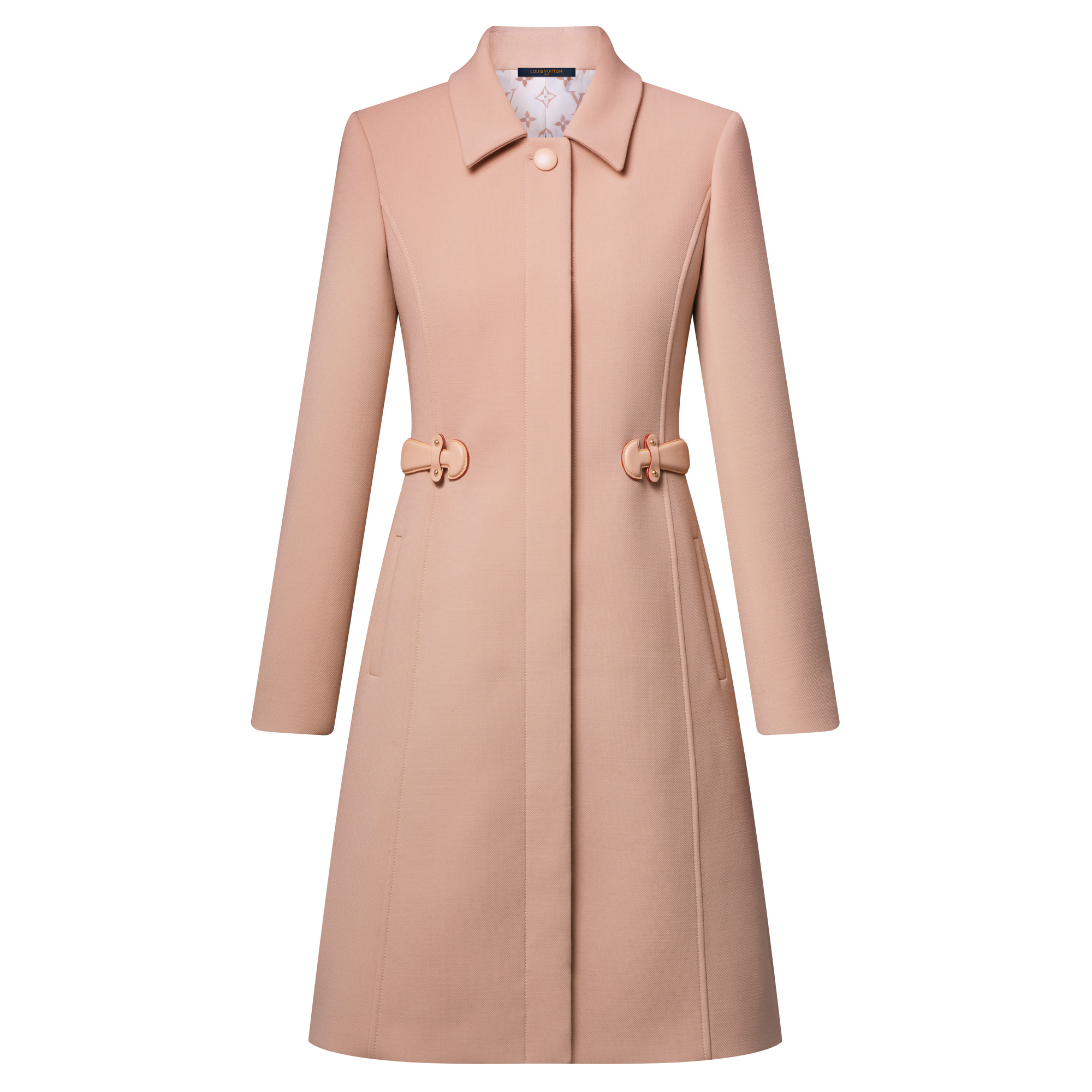  Ready-to-Wear Casacos e Jaquetas Casaco com Detalhes e Cinto | Louis Vuitton ® (Zoom no Produto)
