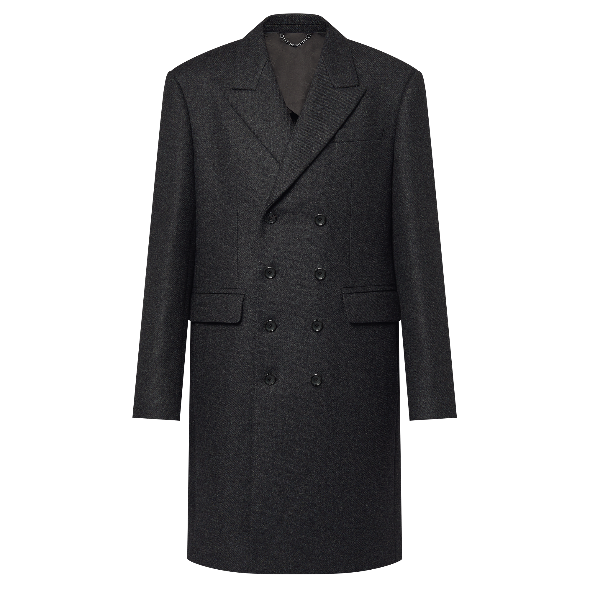  Ready-to-Wear Casacos e Agasalhos Casaco de Alfaiataria Dupla Face em Mescla de Cashmere e Lã | Louis Vuitton ® (Zoom no Produto)