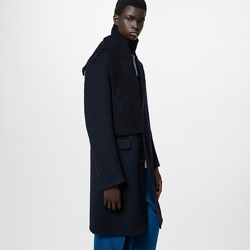 Discontinued Product Obs 9 Casaco de Lã Dupla Face | Louis Vuitton ® (Zoom no Produto)