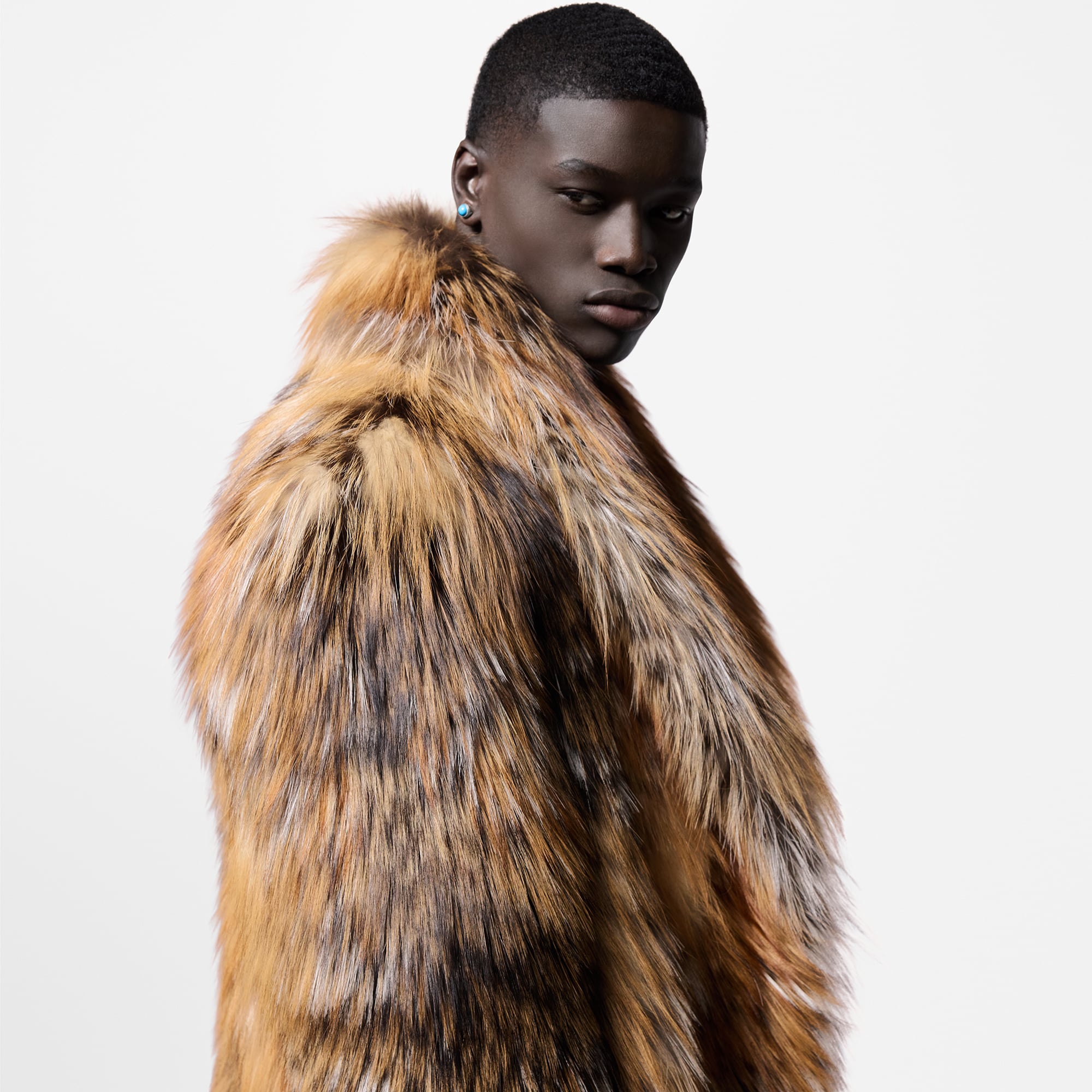  Ready-to-Wear Casacos e Agasalhos Casaco de Pele de Raposa - Feito sob Encomenda | Louis Vuitton ® (Zoom no Produto)