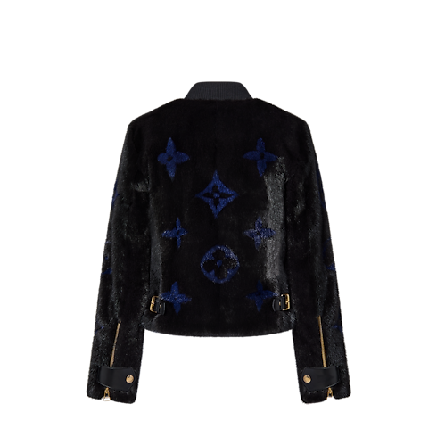 Ready-to-Wear Casacos e Jaquetas Casaco de Pele de Vison com Monogram em Intársia | Louis Vuitton ® (Zoom no Produto)
