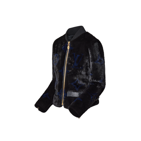 Ready-to-Wear Casacos e Jaquetas Casaco de Pele de Vison com Monogram em Intársia | Louis Vuitton ® (Zoom no Produto)
