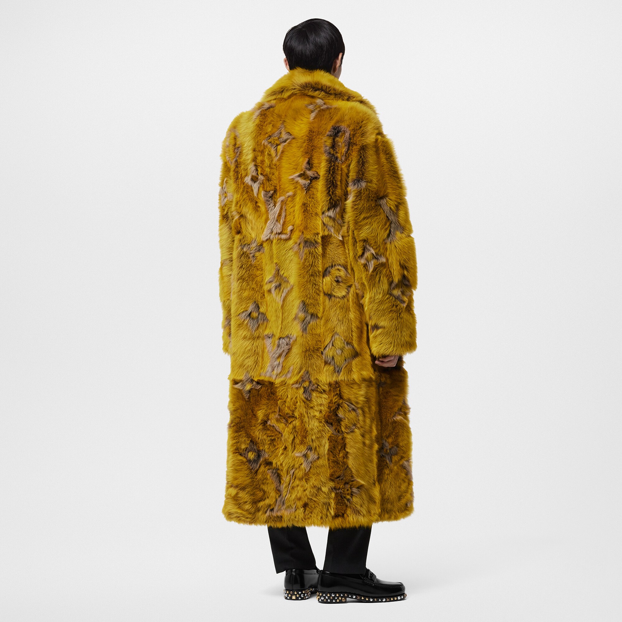  Ready-to-Wear Casacos e Agasalhos Casaco de Shearling com Monogram em Intarsia - Feito Sob Encomenda | Louis Vuitton ® (Zoom no Produto)