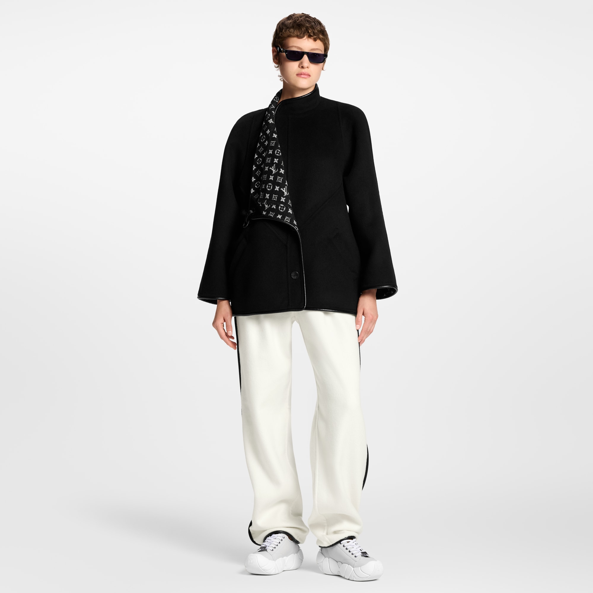  Ready-to-Wear Casacos e Jaquetas Casaco Dupla Face com Mosquetão | Louis Vuitton ® (Zoom no Produto)