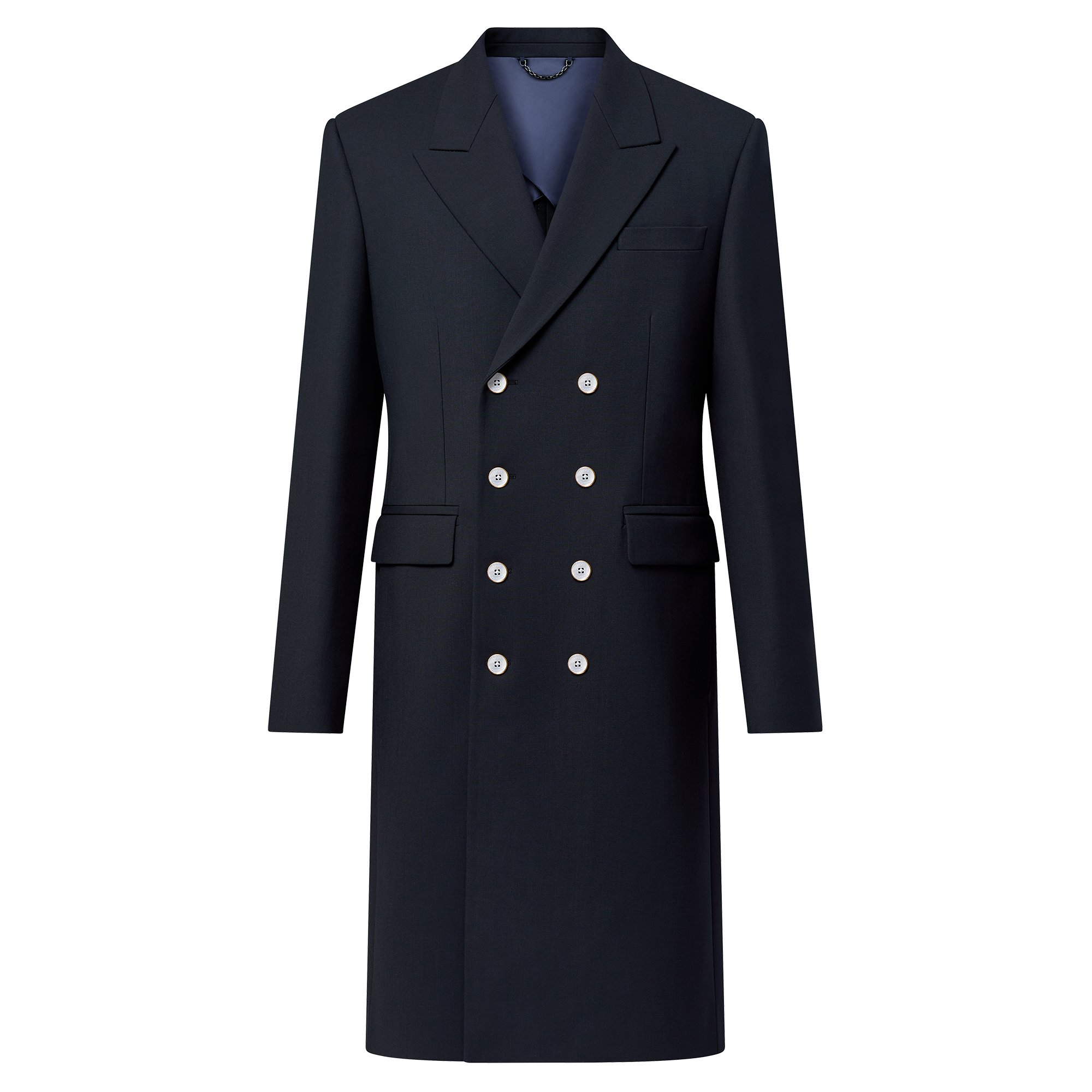  Discontinued Product Obs 9 Casaco Trespassado de Alfaiataria em Mescla de Lã | Louis Vuitton ® (Zoom no Produto)