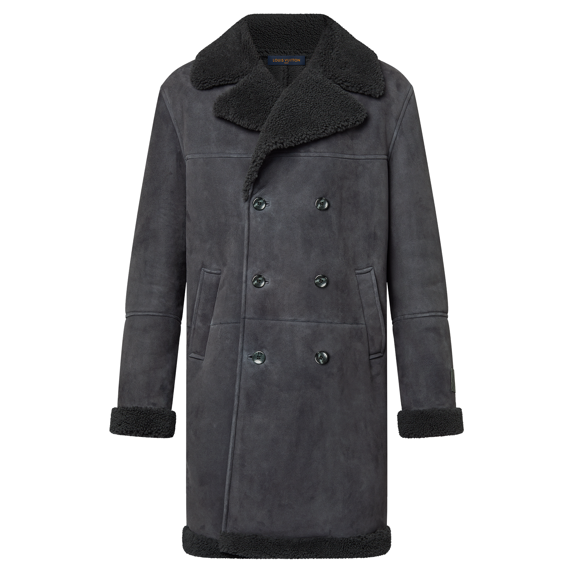  Ready-to-Wear Casacos e Agasalhos Casaco Trespassado em Shearling | Louis Vuitton ® (Zoom no Produto)