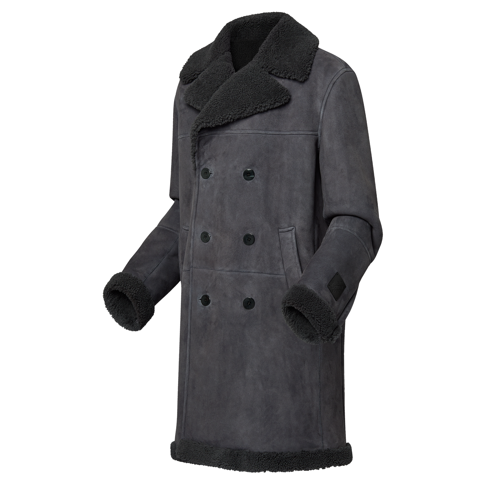  Ready-to-Wear Casacos e Agasalhos Casaco Trespassado em Shearling | Louis Vuitton ® (Zoom no Produto)