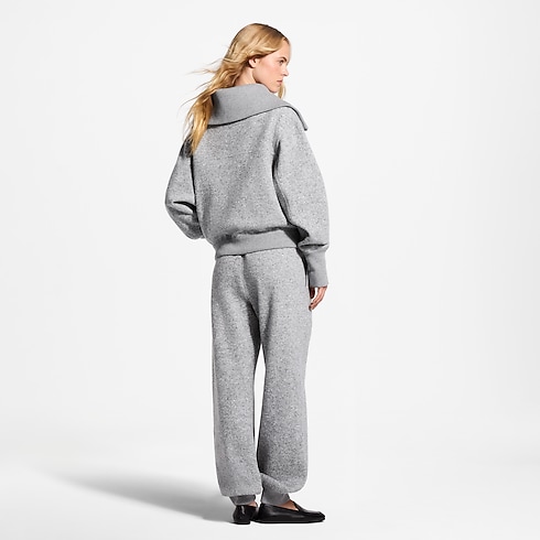 Ready-to-Wear Camisetas e Moletons Cashmere Zip-Up Jacket | Louis Vuitton ® (Zoom no Produto)
