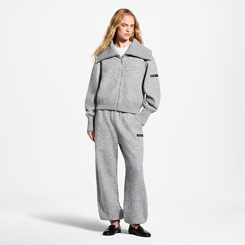 Ready-to-Wear Camisetas e Moletons Cashmere Zip-Up Jacket | Louis Vuitton ® (Zoom no Produto)