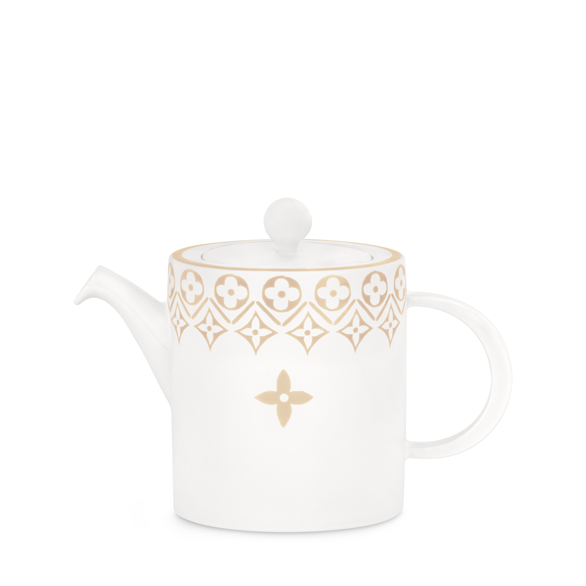  Casa e Arte do Jantar Mesa Posta Chaleira com Estampa de Azulejos com Flor do Monogram | Louis Vuitton ® (Zoom no Produto)