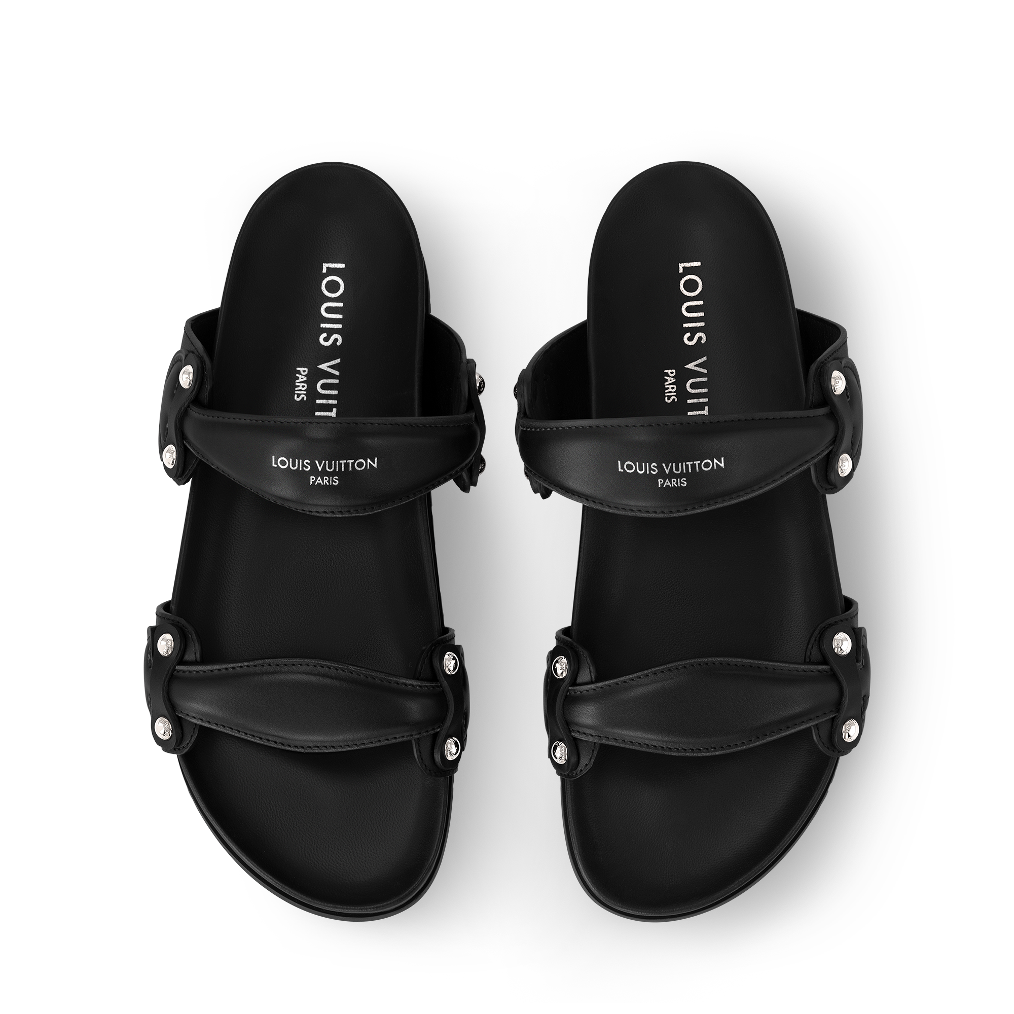  Sapatos Mules e Chinelos Chinelo Flatform Bom Dia | Louis Vuitton ® (Zoom no Produto)