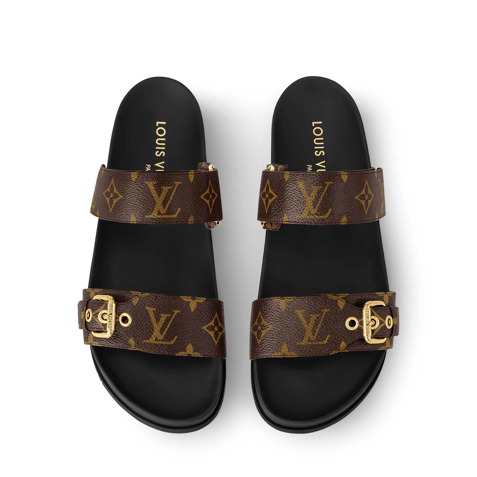  Sapatos Seleção Completa Chinelo Meia-Pata Bom Dia | Louis Vuitton ® (Zoom no Produto)