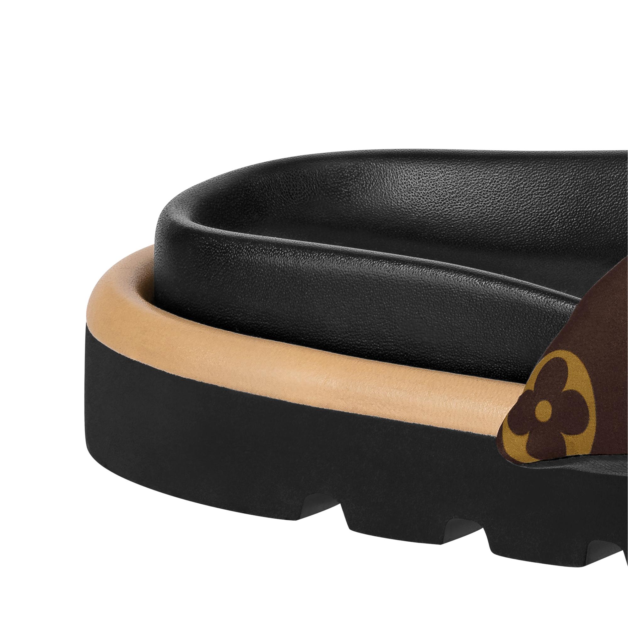  Sapatos Mules e Chinelos Chinelo Pool Pillow | Louis Vuitton ® (Zoom no Produto)