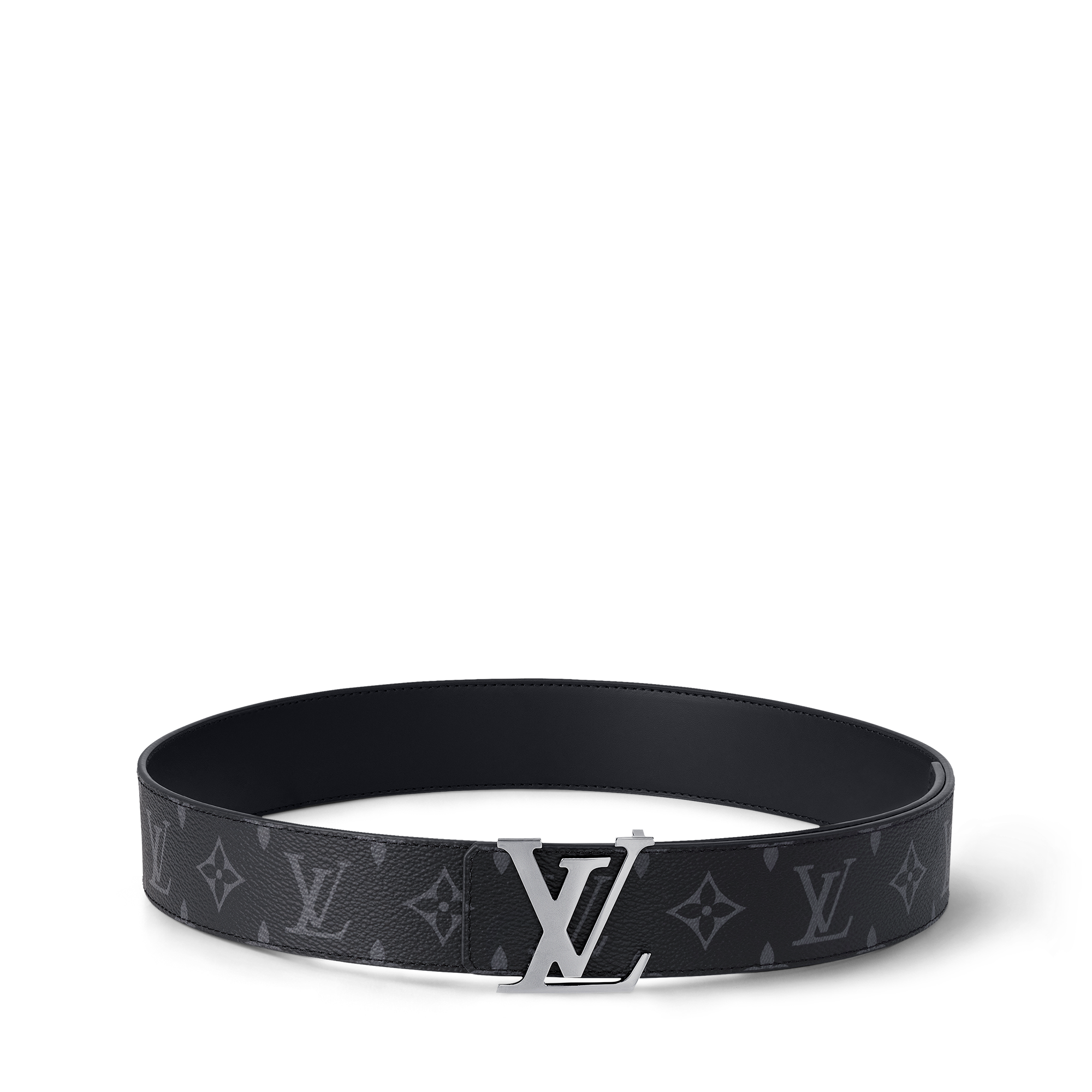 Monogram Eclipse Acessórios Cintos CINTO LV INITIALES REVERSÍVEL 40MM  | Louis Vuitton ® (Zoom no Produto)