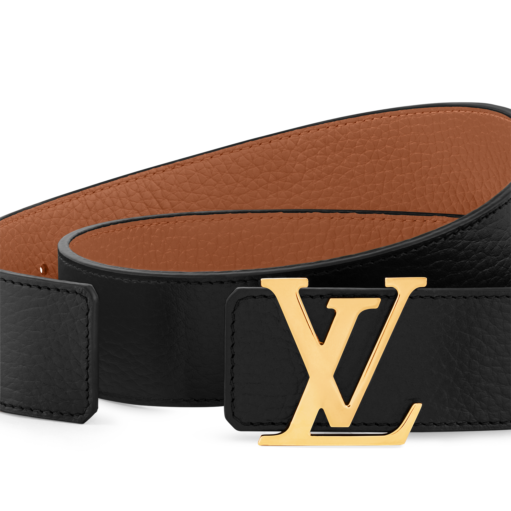 Taurillon Acessórios Cintos CINTO LV INITIALES REVERSÍVEL 40MM | Louis Vuitton ® (Zoom no Produto)